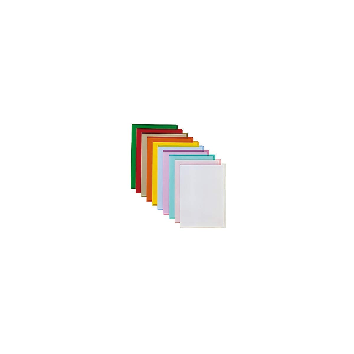 Clear PVC A4 Blue Transparent Wallets - 205000 Series, 150 Micron Thick, Pack of 100 - Perfect for Office Documents, School Projects, and Business Presentations