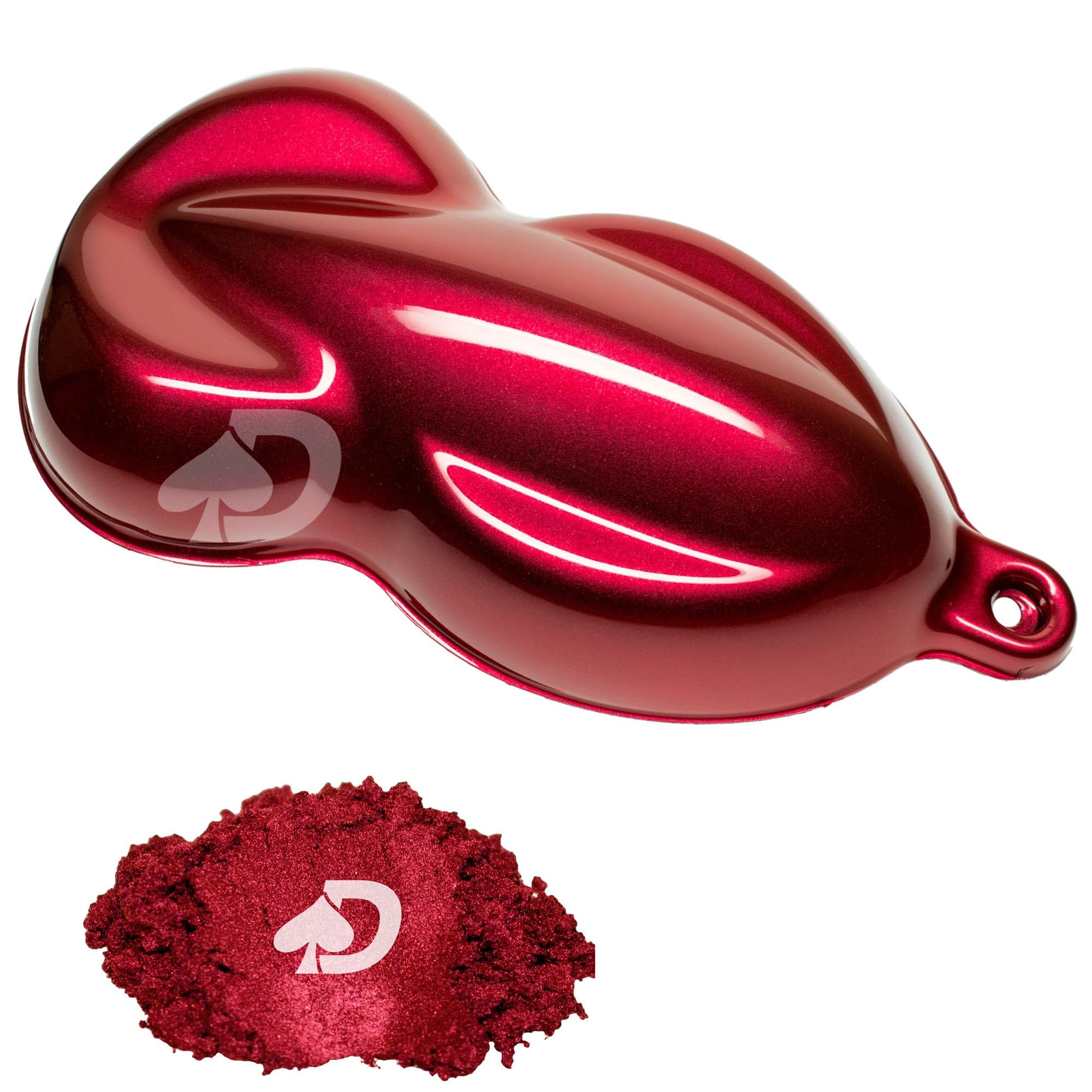 Premium Crimson Red Mica Powder 25g - Non-Toxic Pearl Pigment for Auto Paint, Epoxy Resin, Nail Polish & Arts Crafts | Vibrant Colorant for DIY Projects, Soap Making & Cosmetic Formulations