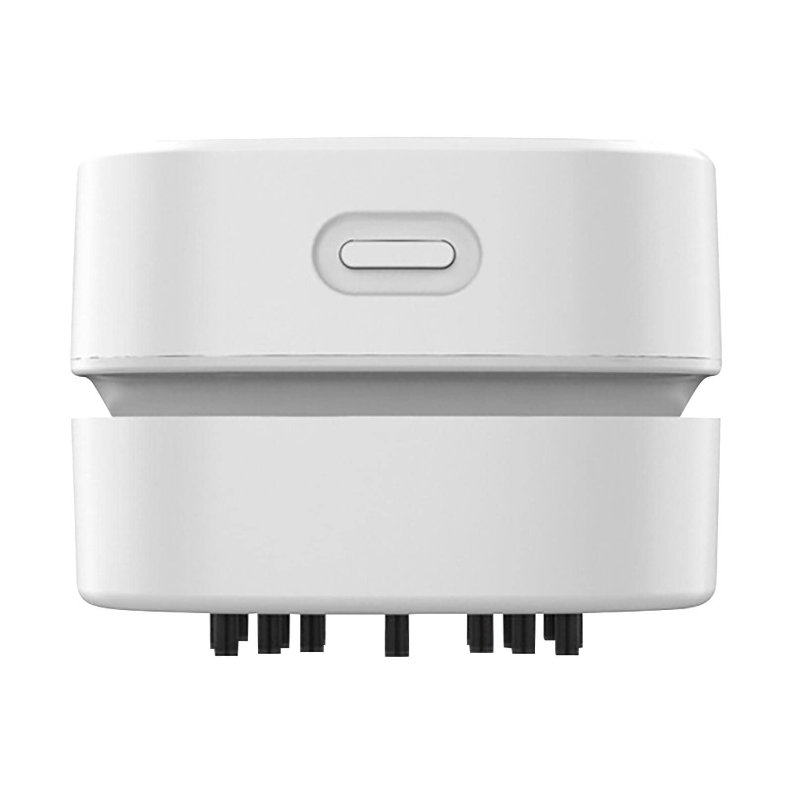 Yirises Mini Desktop Vacuum Cleaner - Compact Electric Dust Sweeper for Keyboard, Home, School & Office Use | Energy Saving USB Powered | Perfect for Cleaning Crumbs, Pet Hair & Dust (White)