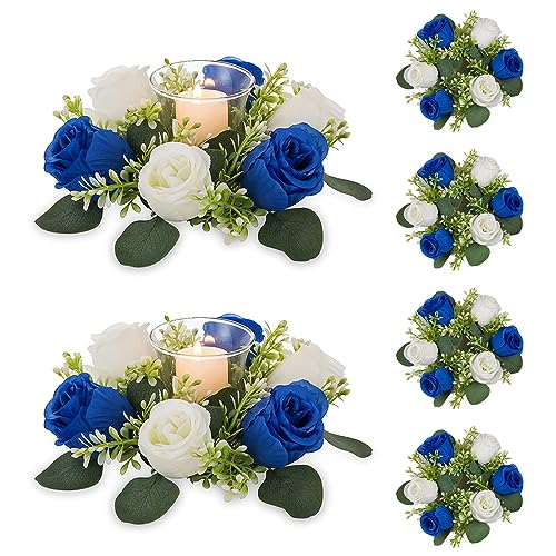 Royal Blue & White