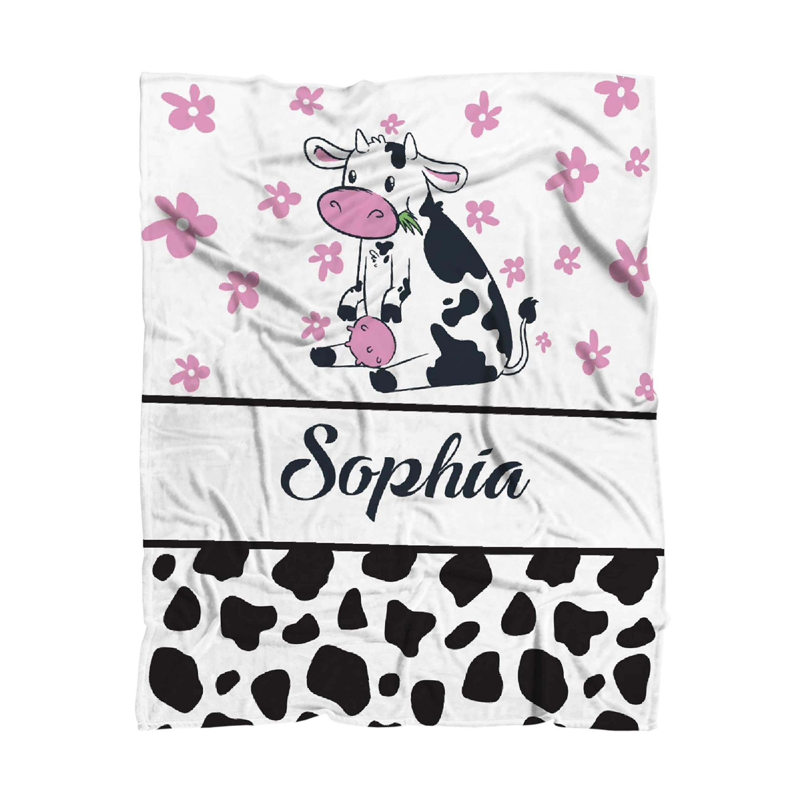 **Personalized Photo Fleece Blanket - Custom Picture & Text Throw Blanket 50