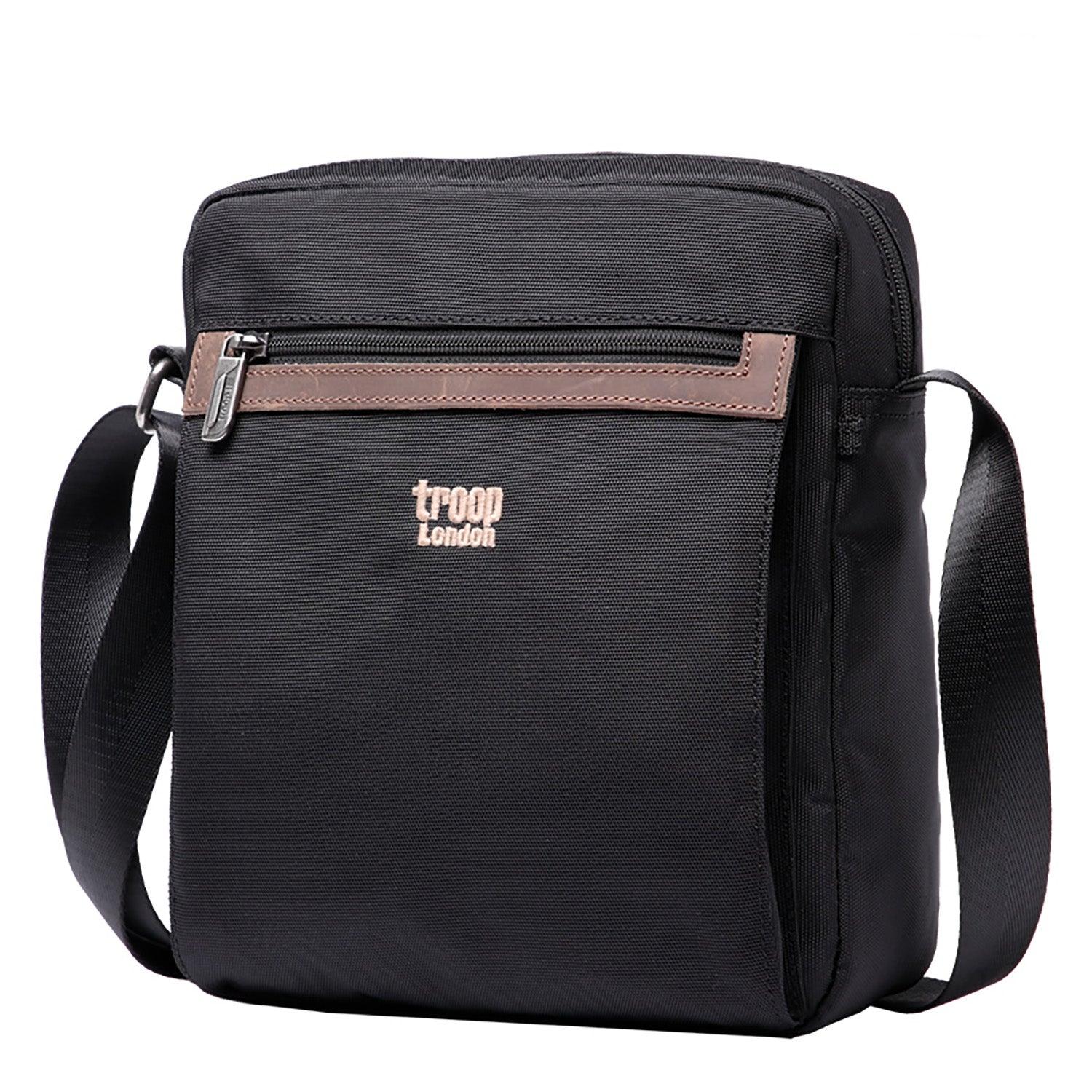 TRP0218N Troop London Urban Crossbody Bag for Men & Women - Stylish & Durable Shoulder Bag for Travel, Work & Everyday Use