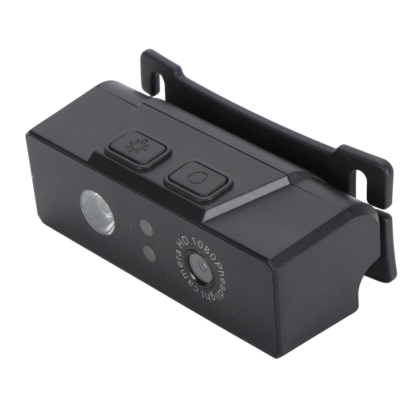 Vikye Headlamp Wearable Camera with Gesture Sensor - 1080P HD Head Mounted Camera, 45° Adjustable Angle for Fishing, Cycling & Outdoor Adventures (Black) | Perfect for Night Fishing, Bike Riding & Hands-Free Recording