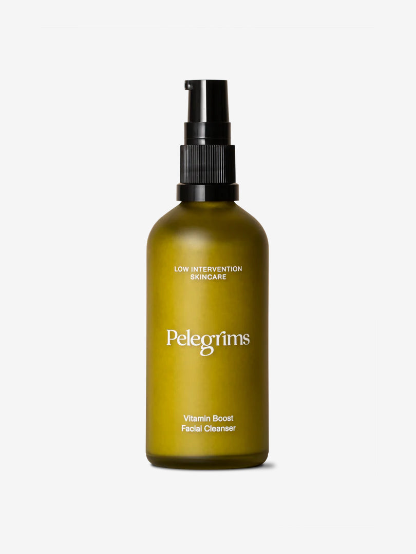Pelegrims Vitamin Boost Facial Cleanser - Gentle Foaming Face Wash with Antioxidants for Glowing Skin | Perfect for Morning & Night Skincare Routine