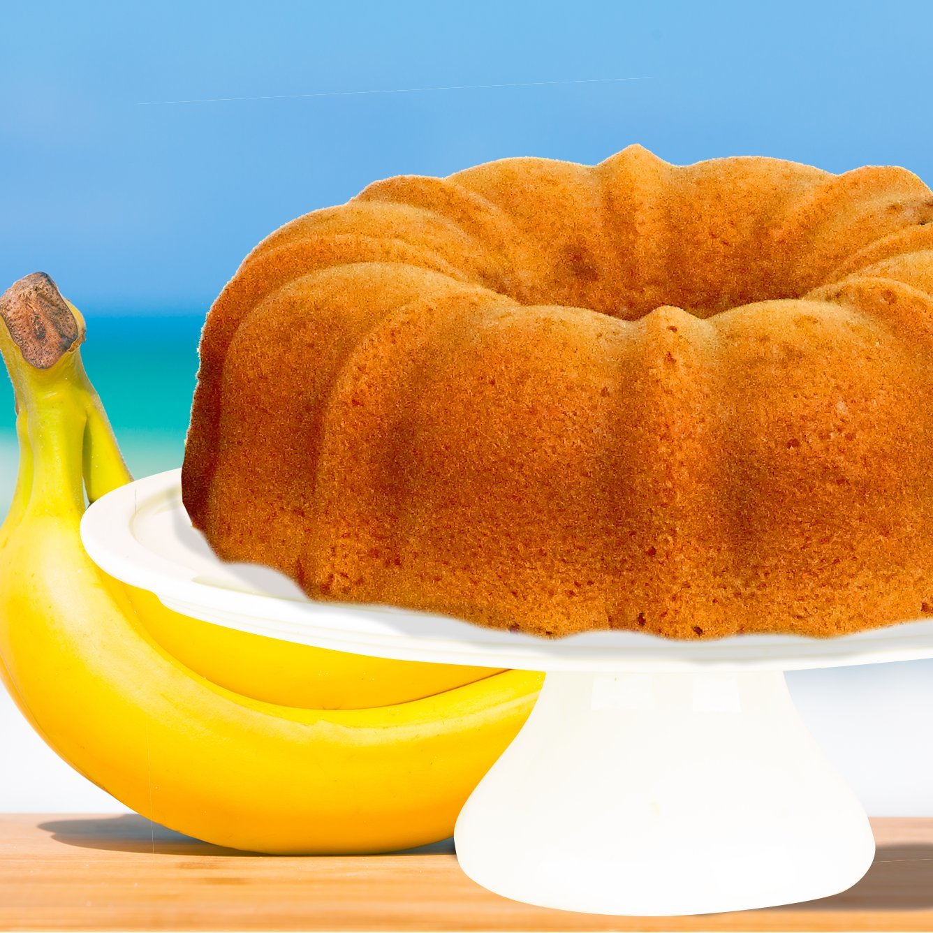 The Bahamas Rum Cake Factory Ole Nassau Banana Rum Cake - 20 oz Gourmet Caribbean Dessert | Perfect for Holidays, Gifts & Tropical-Themed Parties