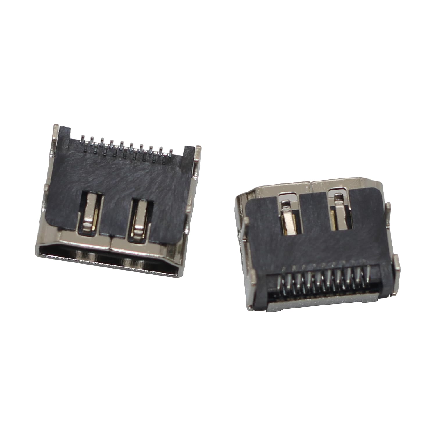 Mustpoint 2X Black HDMI Port Connector Socket Replacement for Microsoft Xbox 360 Slim Console - Repair & Upgrade Gaming Accessories for Enhanced Visual Experience