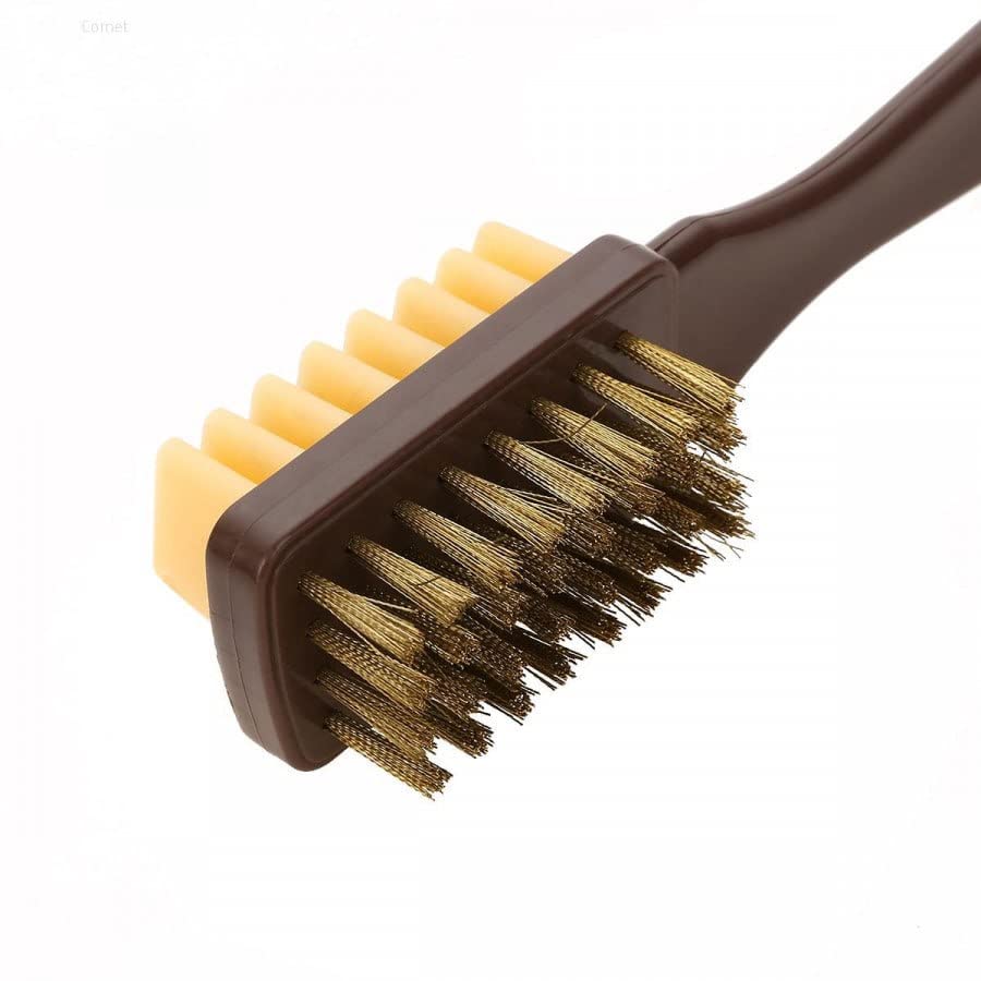 FROWWY Double Sided Shoe Cleaning Brush with Long Handle - Perfect for Sneakers, Boots & Sports Shoes - Ideal for Deep Cleaning, Scrubbing & Washing Shoes at Home or Gym