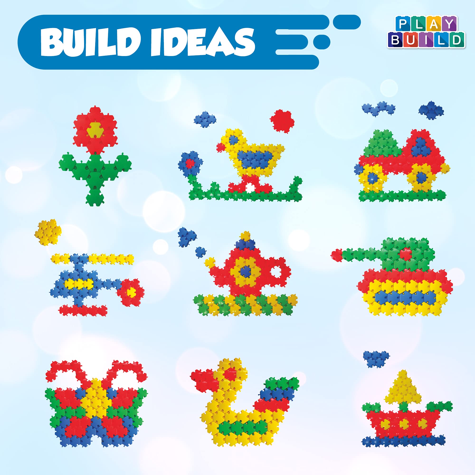 **Best Baby & Toddler Connecting Blocks - Fun Snaps STEM Educational Toy for Fine Motor Skills - Learning & Play for Kids Ages 3+ - Perfect for Preschool & Home Activities**