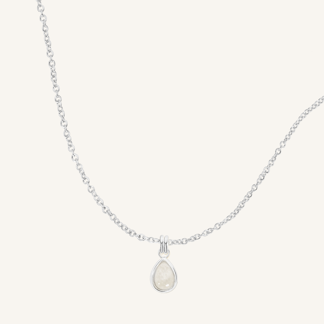 Moonstone Trove Charm Necklace - Elegant Healing Crystal Jewelry for Women | Perfect for Spiritual Healing, Meditation & Everyday Wear