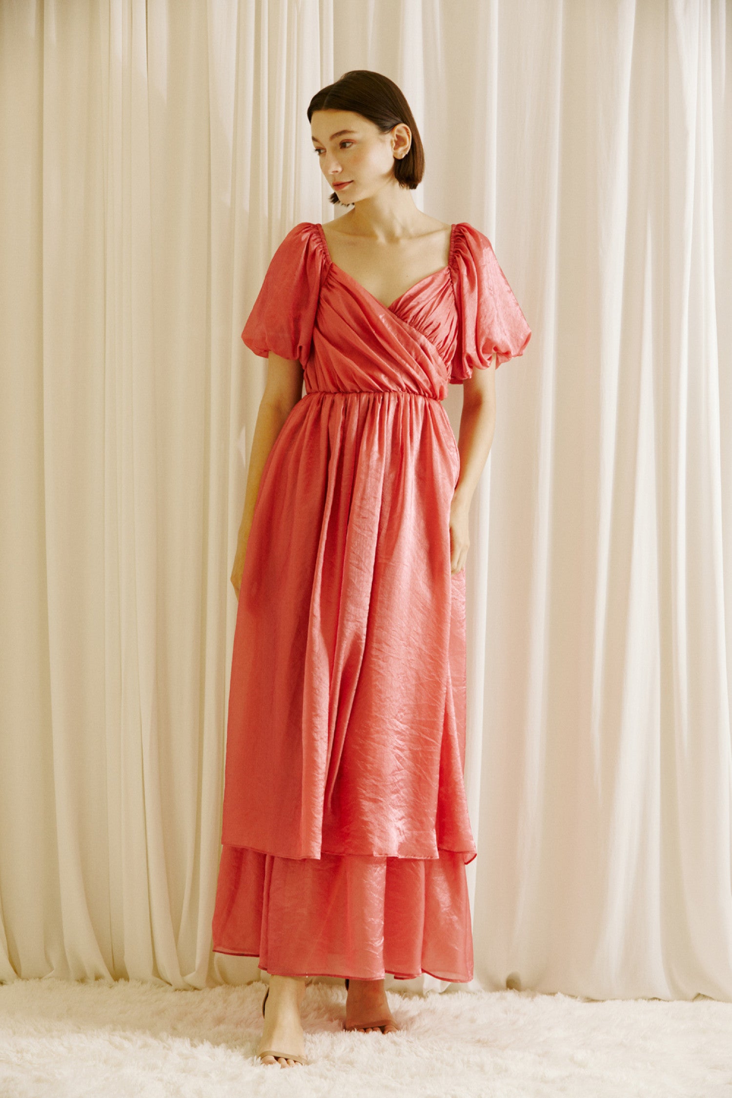 Elegant Lipstick Red Dress for Women - Perfect for Parties, Date Nights & Special Occasions | Flattering Fit & Stylish Design