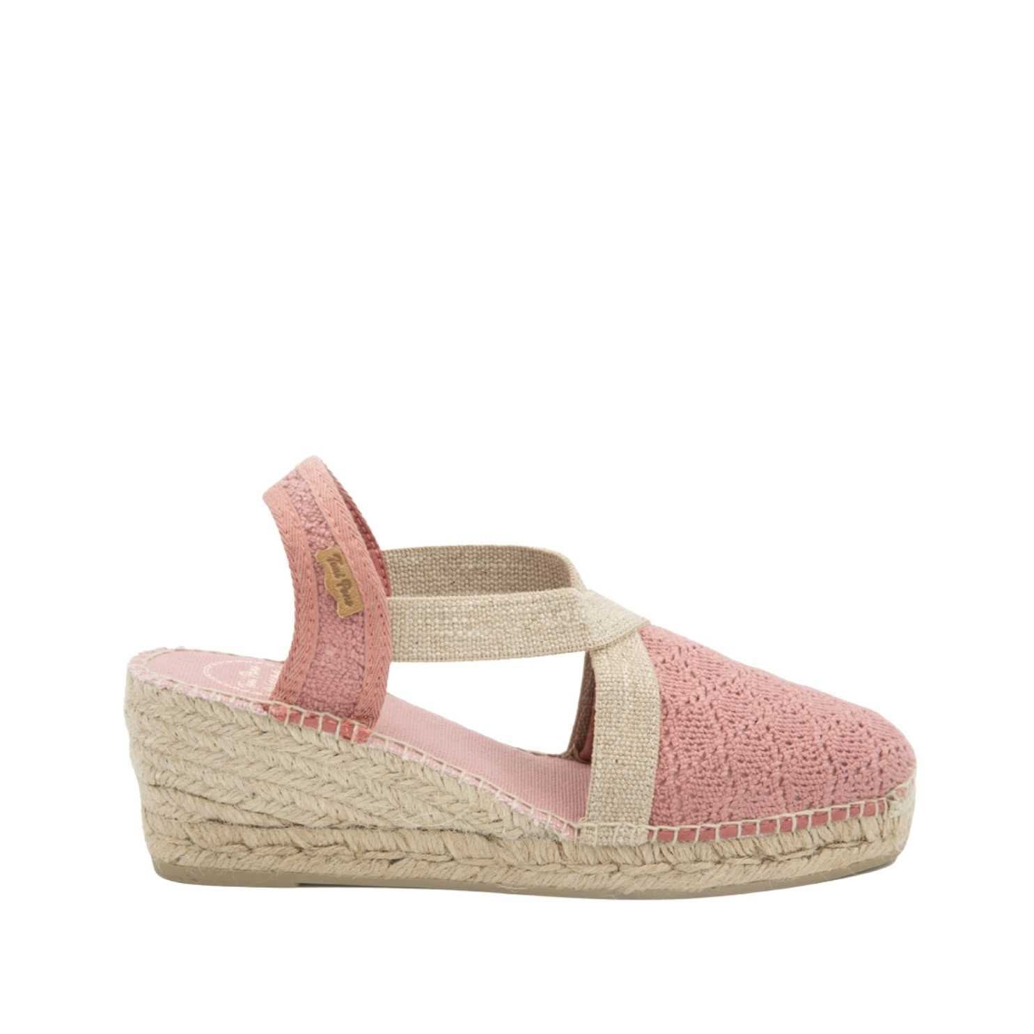 Comfortable Cotton Blend Wedge Sandals for Women - Breathable & Stylish Summer Shoes for Casual Outings, Beach Walks, and Everyday Wear | Terra AD