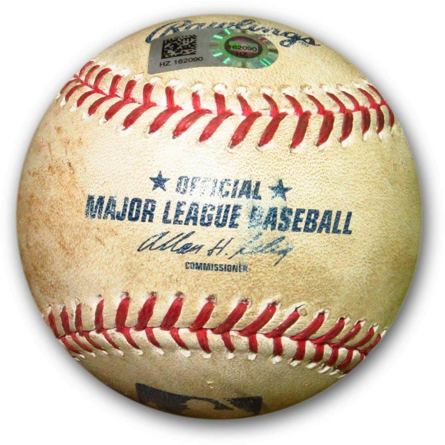 Authentic Hyun-Jin Ryu Game Used MLB Baseball from 7/13/14 Dodgers vs. Padres with Pitch Dirt - Perfect for Sports Memorabilia Collectors and Dodgers Fans