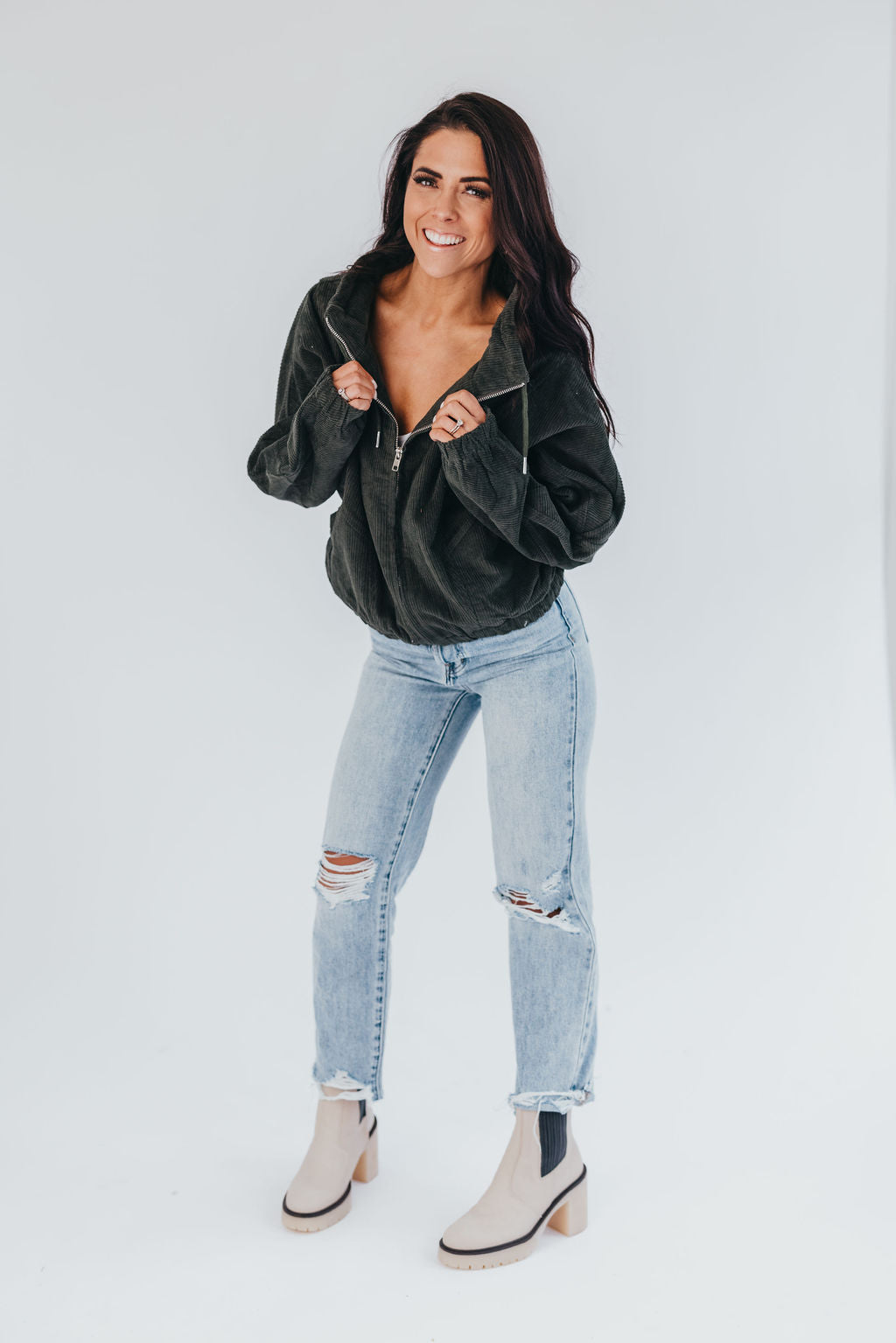 Free People James Chelsea Boots - Women's White Leather Ankle Boots for Casual Wear & Everyday Fashion
