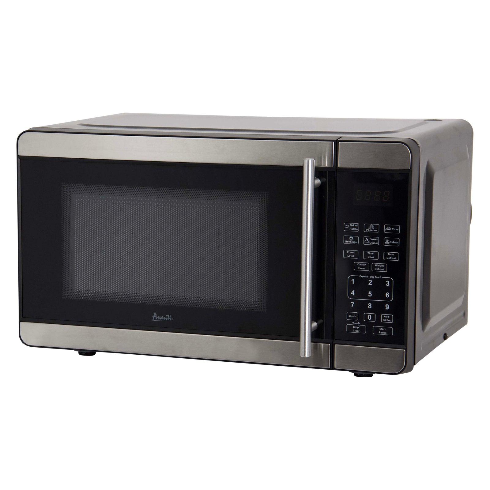 Avanti MT7V3S 0.7 Cu. Ft. Compact Countertop Microwave Oven - Perfect for Small Kitchens, Dorms & Office Spaces