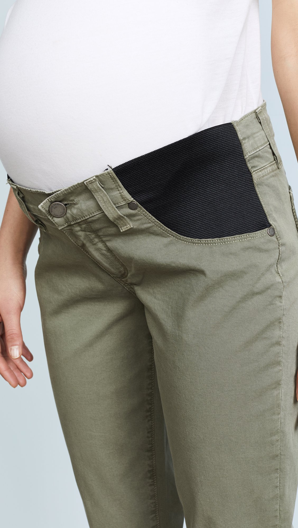 PAIGE Women's Brigitte Maternity Jeans - Stretchy Comfort Fit for Pregnancy | Perfect for Work, Casual & Everyday Wear
