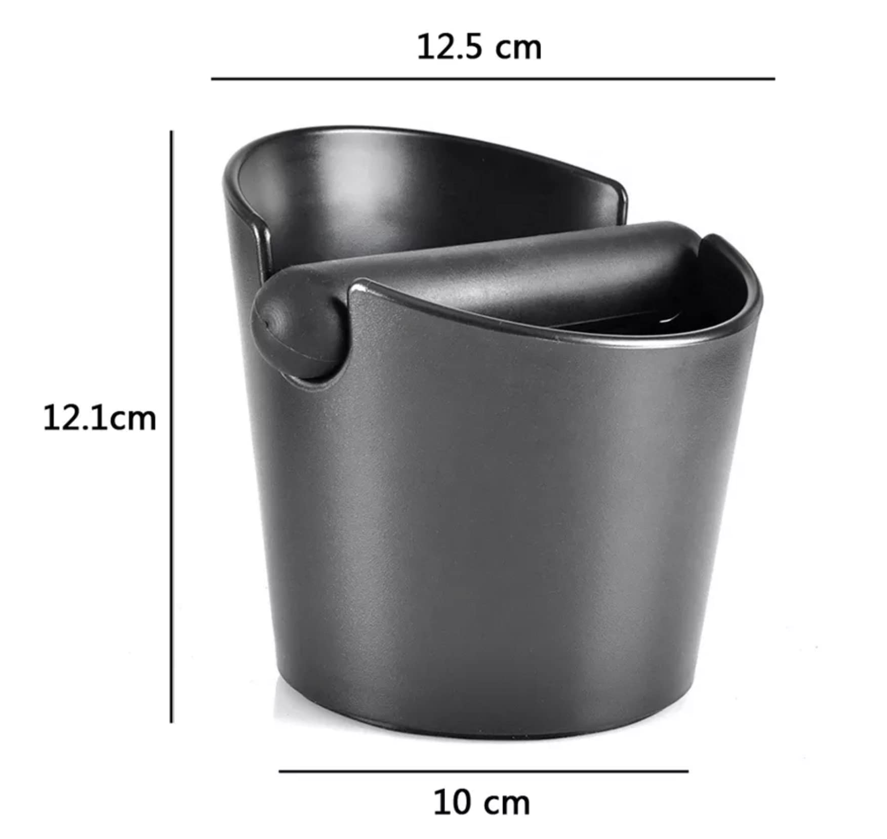Premium Espresso Knock Box - Durable Coffee Grounds Container with Non-Slip Base for Baristas & Home Brewing | Perfect for Espresso Machines & Coffee Waste Disposal in Cafes & Kitchens