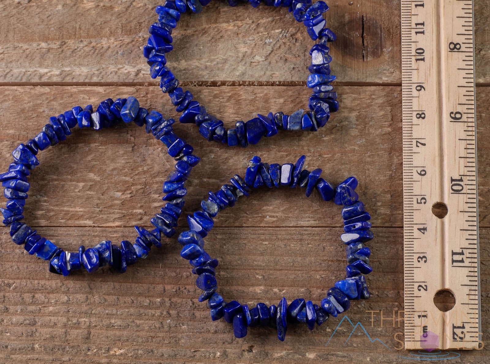 Lapis Lazuli Crystal Beaded Bracelet - Handmade Healing Stone Jewelry for Women, Natural Gemstone Chip Beads Bracelet (E0645) - Perfect for Meditation, Energy Healing & Spiritual Gifts