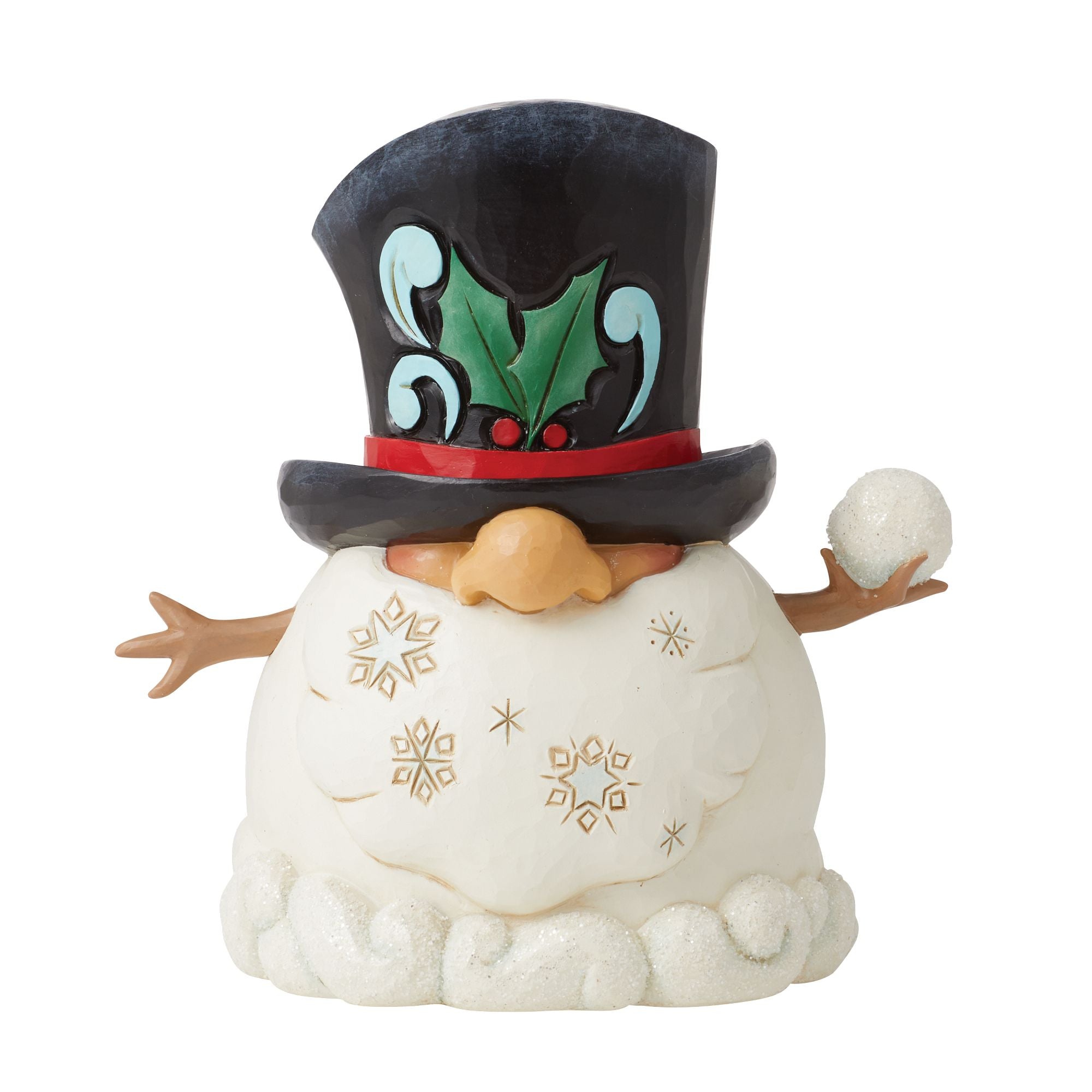 Snowman with Snowball - Christmas Holiday Decoration for Home, Office & Yard - Perfect for Winter Decor & Gift Giving