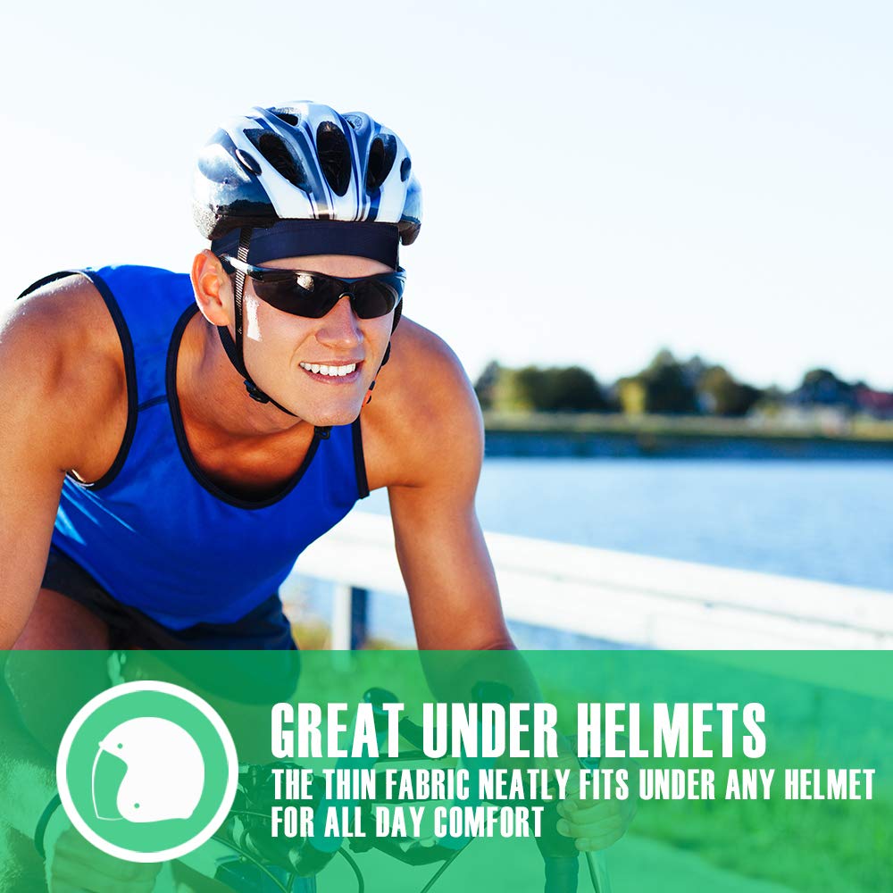 9-Piece Helmet Liner Skull Caps for Running & Cycling - Moisture Wicking Milk Silk Hats for Men & Women - Perfect for Sports, Workouts & Outdoor Activities