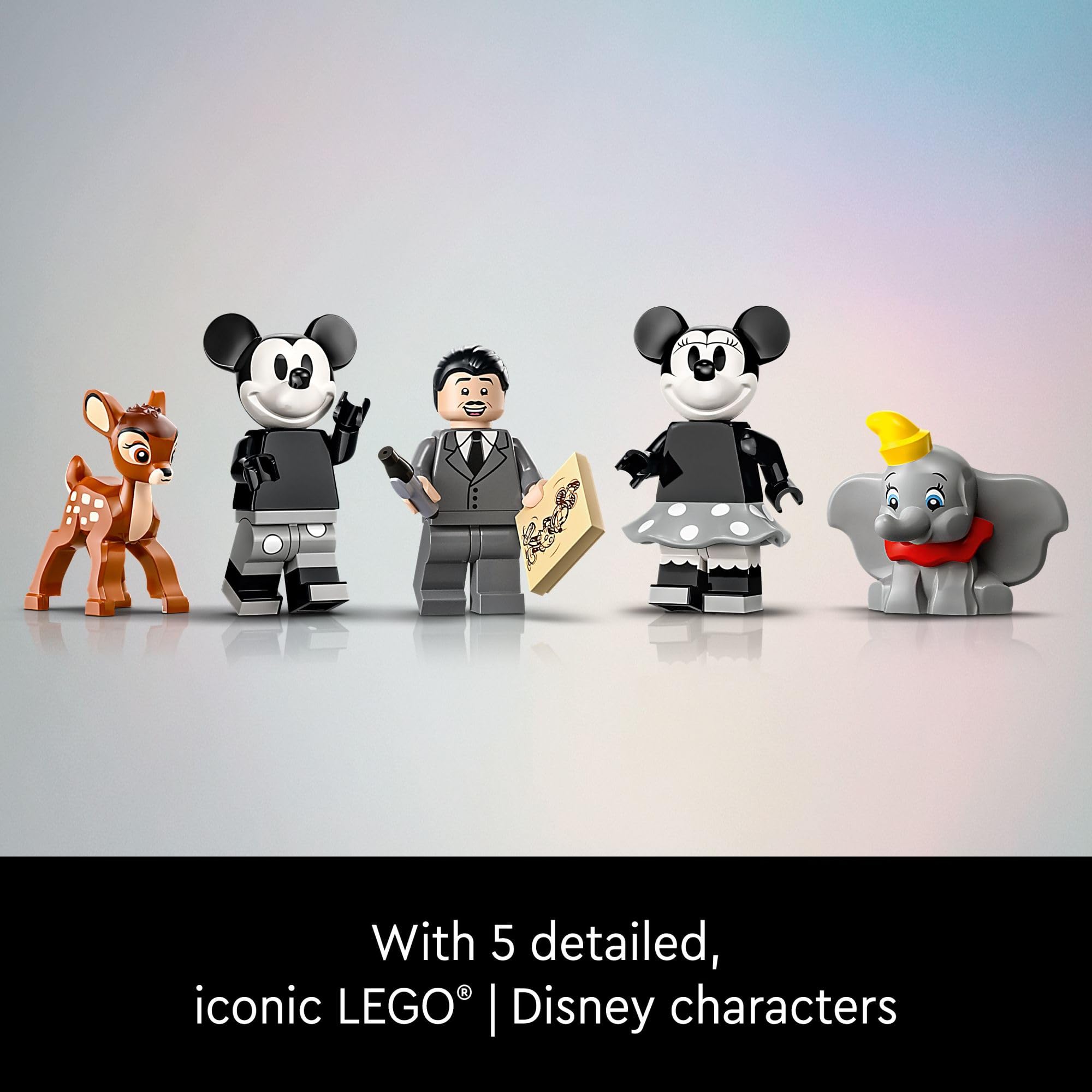 LEGO Disney Walt Disney Tribute Camera Building Set 43230 - Collectible Disney Fan Gift for Adults, Creative Play & Display, Perfect for Disney Enthusiasts & Home Decor