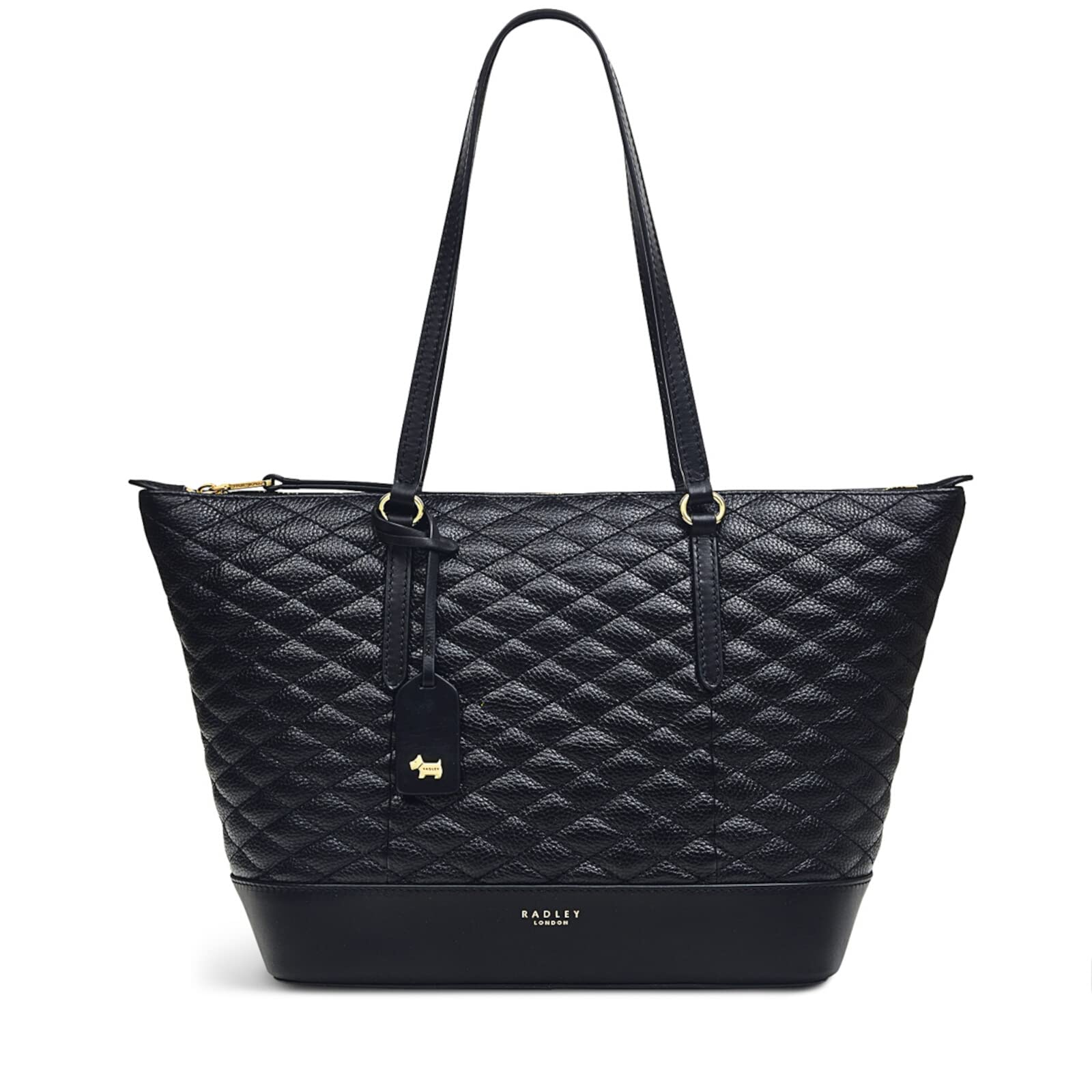 RADLEY London Angel Street Medium Leather Zip-Top Tote Handbag for Women - Stylish Work Bag, Travel & Everyday Purse with Secure Zipper Closure