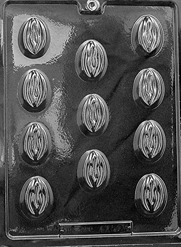 MEDIUM PECKER POP Adult Chocolate Candy Mold - Bite Size Ladies Chocolate Candy Mold with 25 Sticks for Valentine's Day, Bachelorette Parties & Adult-Themed Events