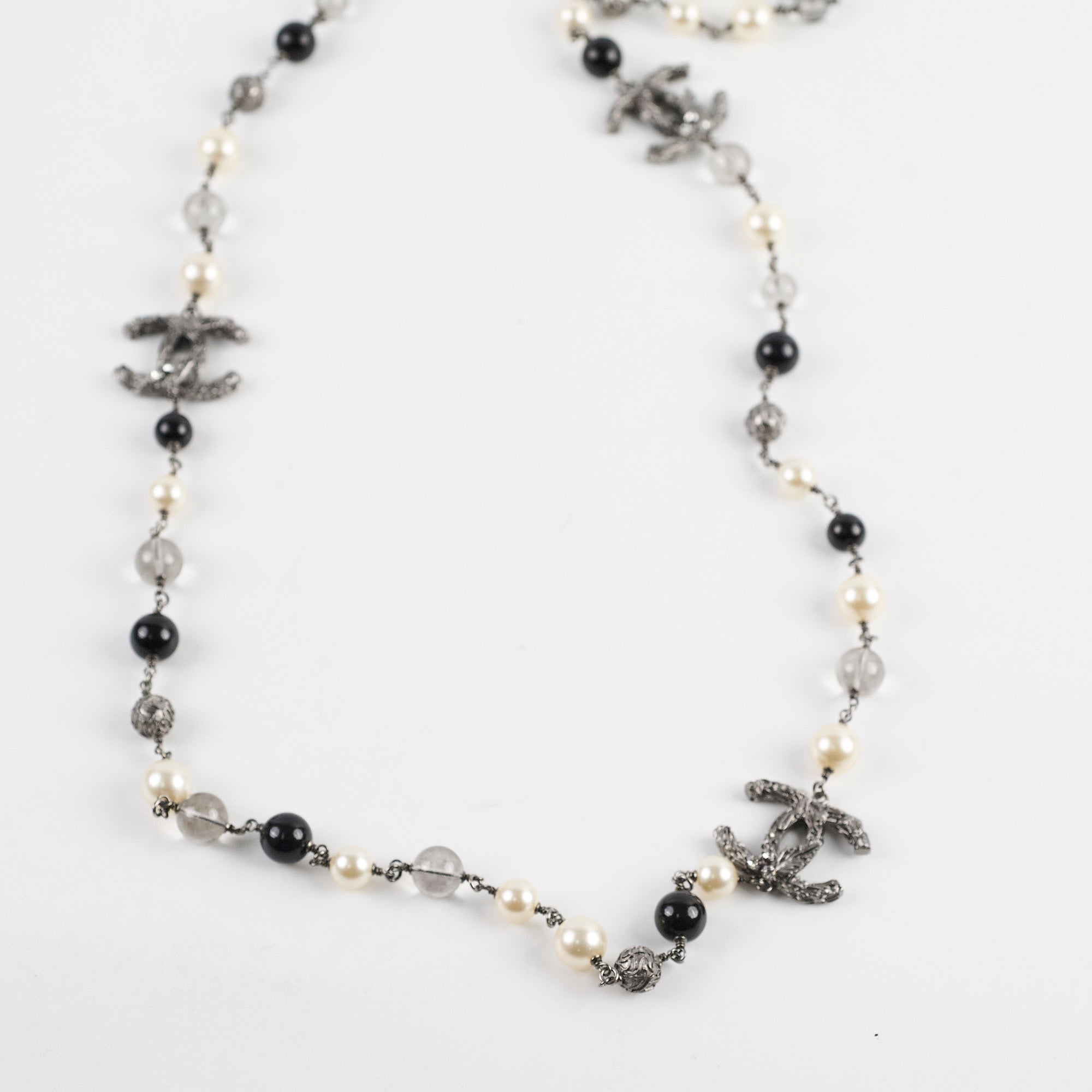 Chanel Long Pearl Necklace for Women - Elegant Luxury Fashion Jewelry Gift for Bridal, Party & Special Occasions