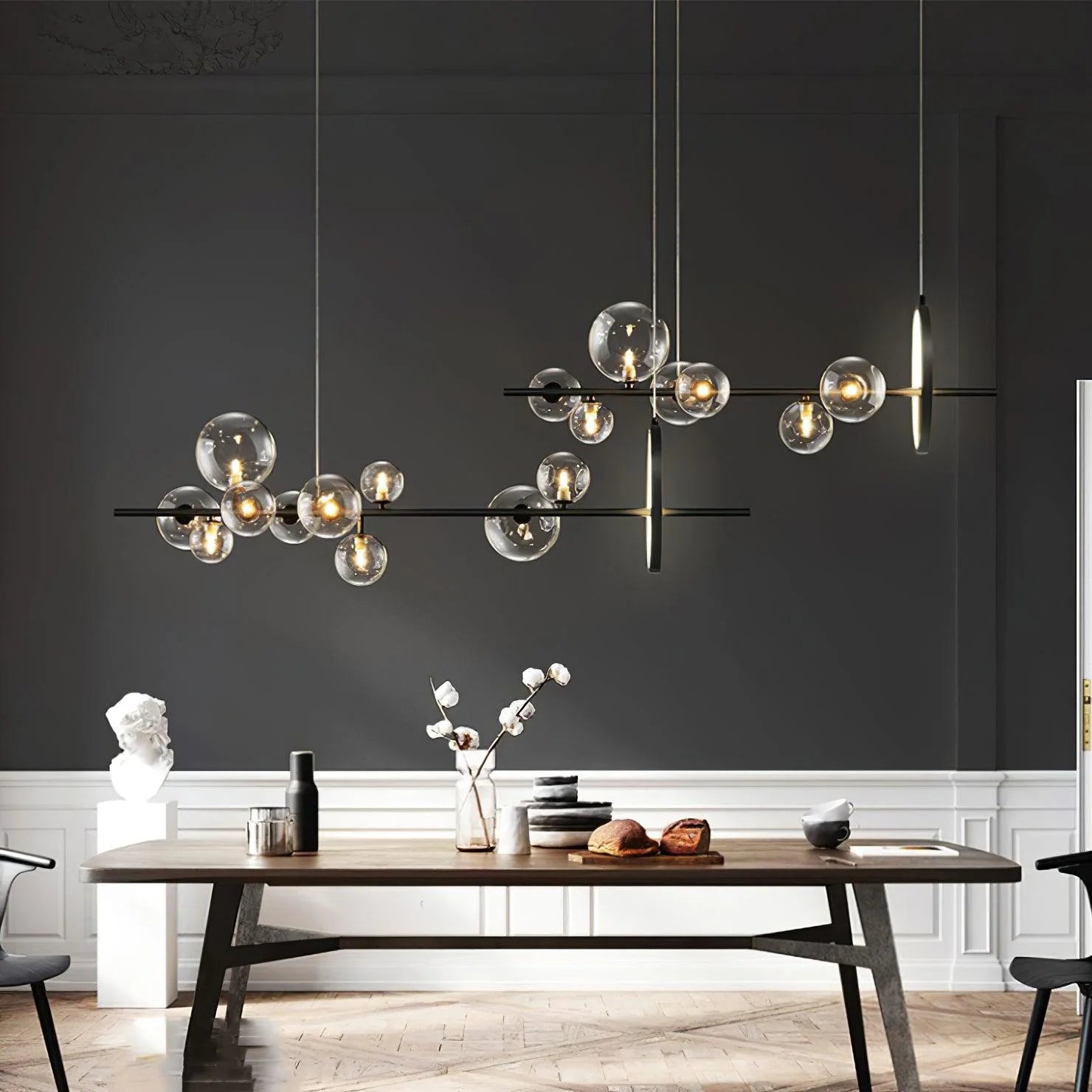 Elegant Mita Chandelier - Modern Crystal Ceiling Light Fixture for Dining Room, Living Room & Bedroom | Perfect for Home Decor, Wedding & Special Occasions