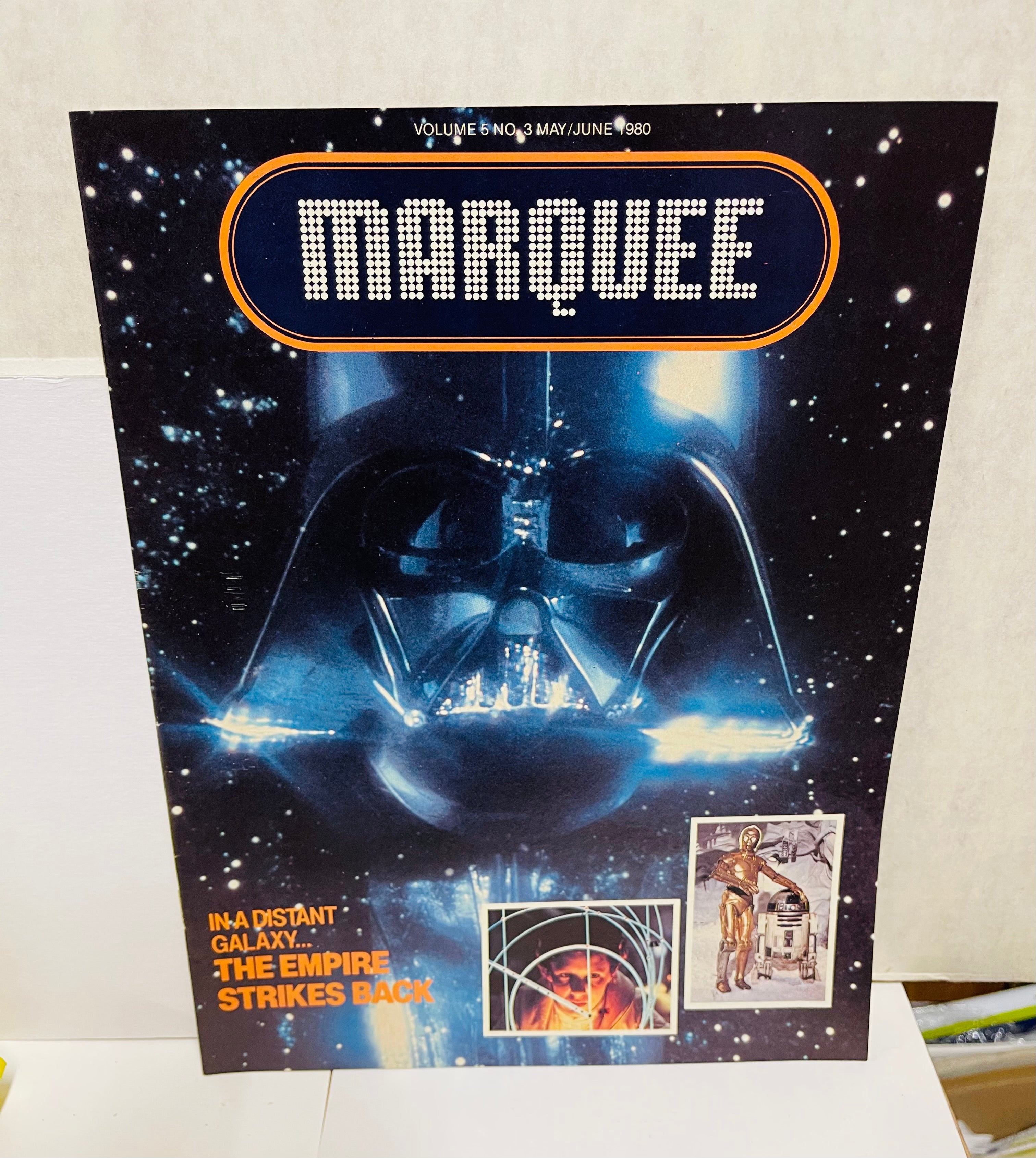 Empire Strikes Back Marquee Movie Magazine - First Appearance 1980 Edition | Vintage Star Wars Collectible for Fans & Movie Memorabilia Enthusiasts
