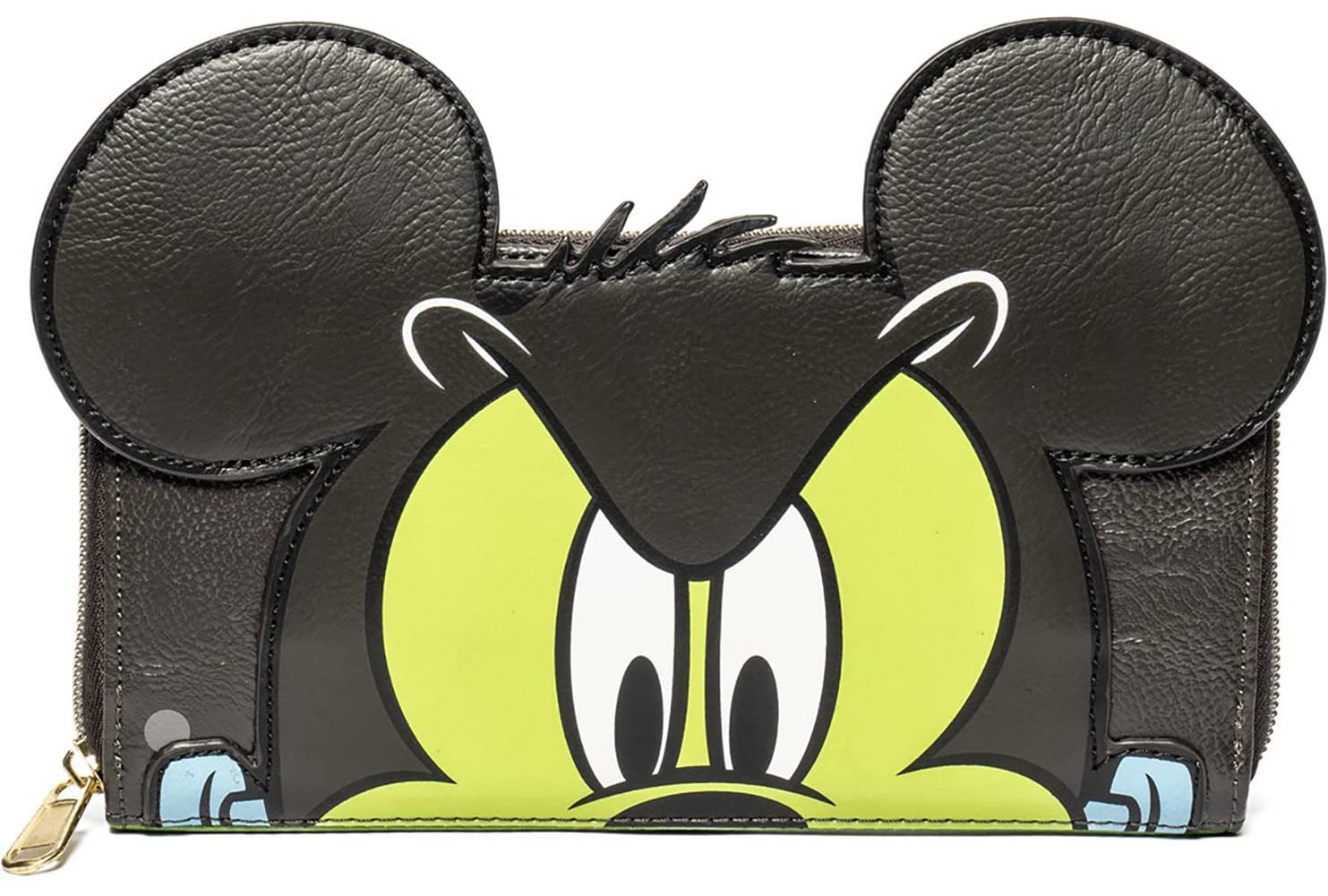 Loungefly Mickey Mouse Frankenstein Cosplay Wallet - Disney Halloween Collectible Crossbody Bag | Entertainment Earth Exclusive | Perfect for Disney Fans, Halloween Costumes & Theme Park Accessories