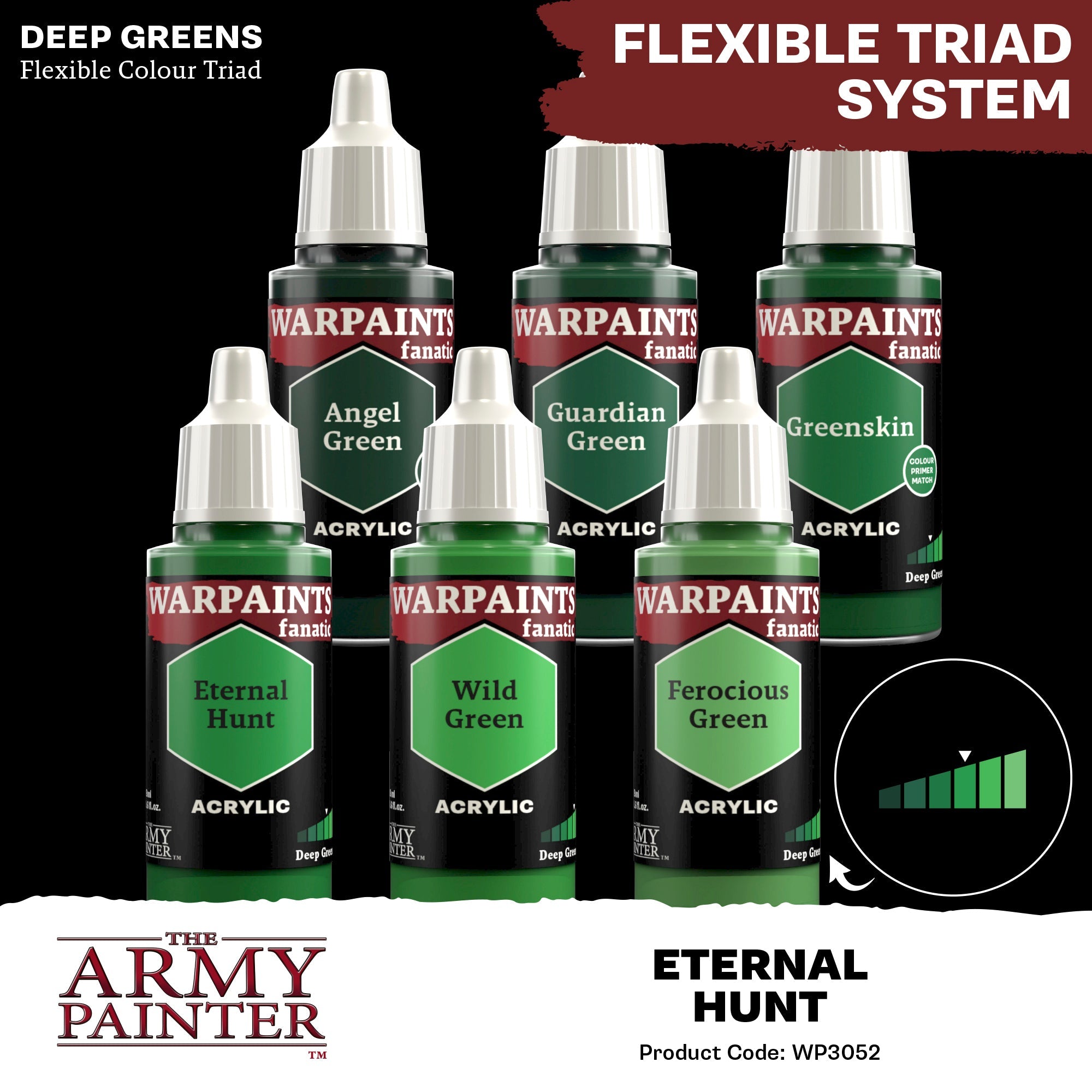Warpaints Fanatic: Eternal Hunt - High-Quality Miniature Paint Set for Tabletop Gaming & Warhammer 40K