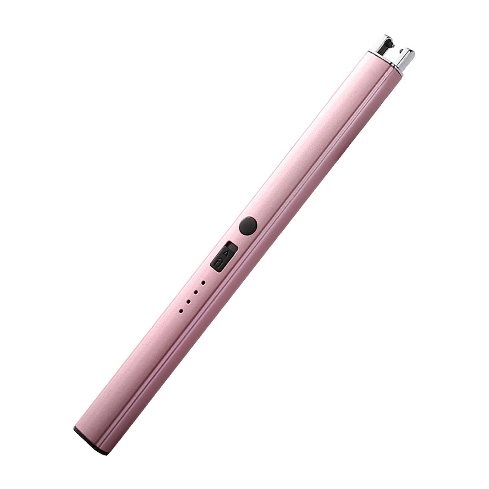 USB Rechargeable Arc Lighter for Candles, Camping & Kitchen - Rose Gold