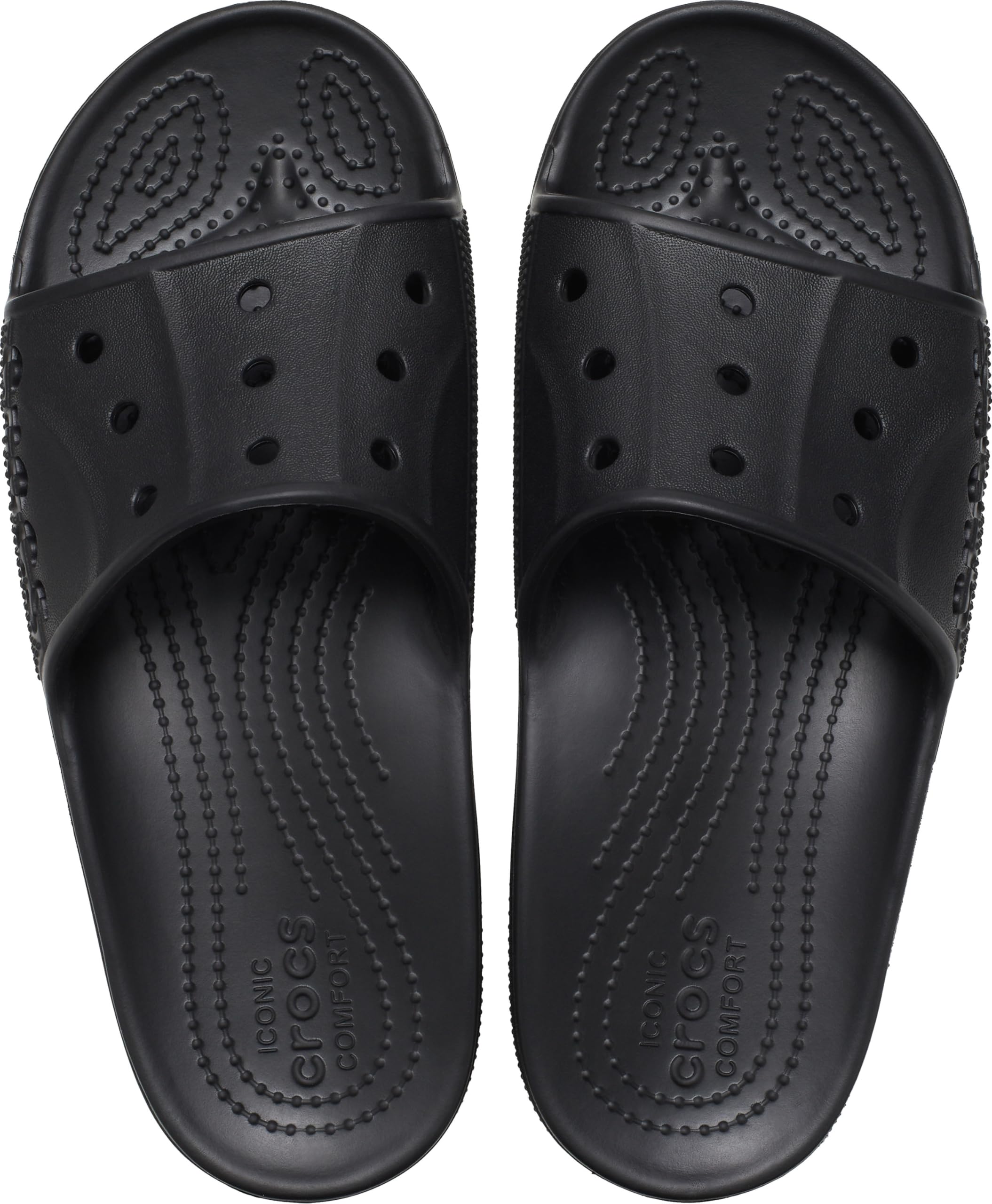 Crocs Unisex-Adult Via Slide Sandals | Comfortable Slip-On Water Shoes for Men & Women | Perfect for Beach, Pool, Shower & Indoor Use