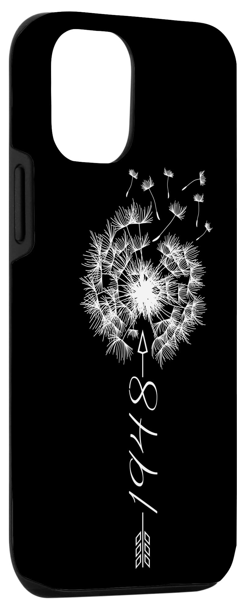 iPhone 12/12 Pro Case with Dandelion Flower Design - Cute Birthday Gift Idea for 1948 Year Born - Perfect for Everyday Use & Special Occasions