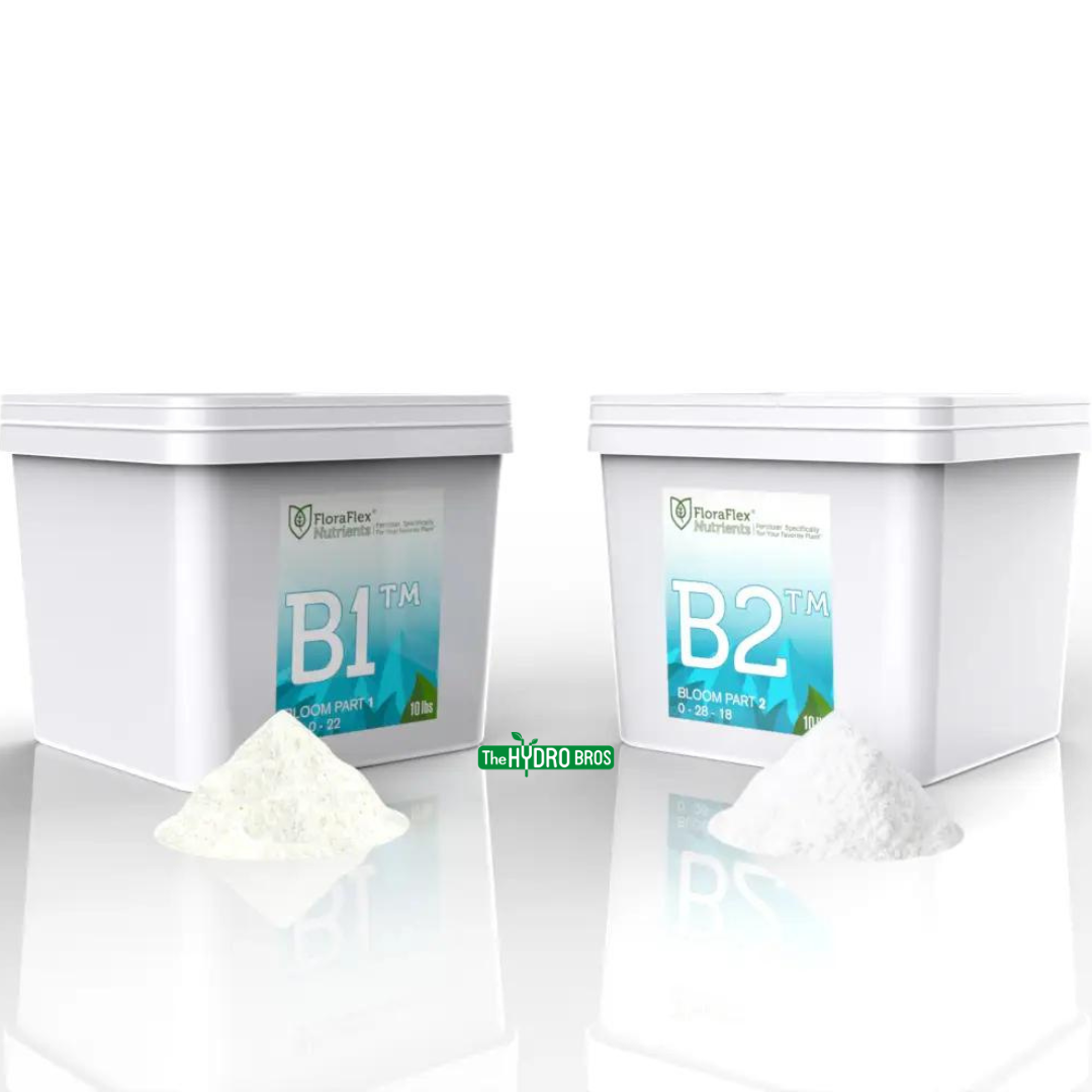 FloraFlex Nutrients Bloom Bundle (B1+B2) - Premium Hydroponic Plant Food for Maximum Flowering | Ideal for Indoor Gardening & Hydroponic Systems