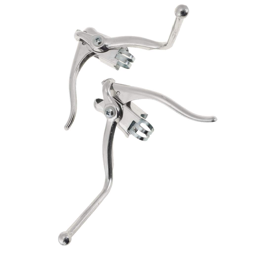 Vintage Road Bike Brake Levers - 1 Pair 22.2mm Dual Safety Handbrakes for Mountain Bike, Road Bike & Folding Bike | Perfect for Commuting, Trail Riding & Urban Cycling