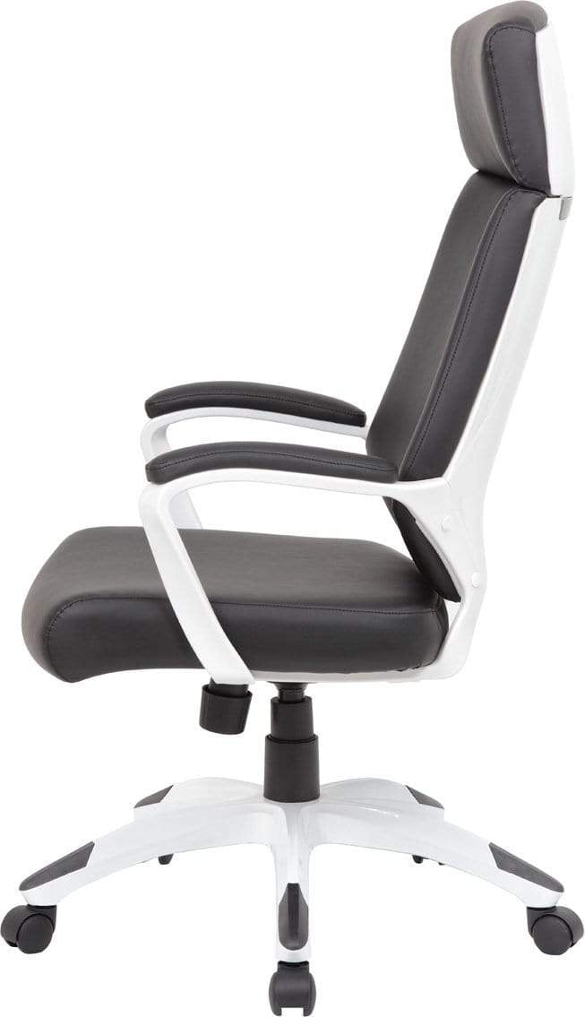 Premium Boss Black & White Gaming Chair [B7883W BK] - Ergonomic Racing Style Computer Chair for Esports & Office - Perfect for Gamers & Streamers