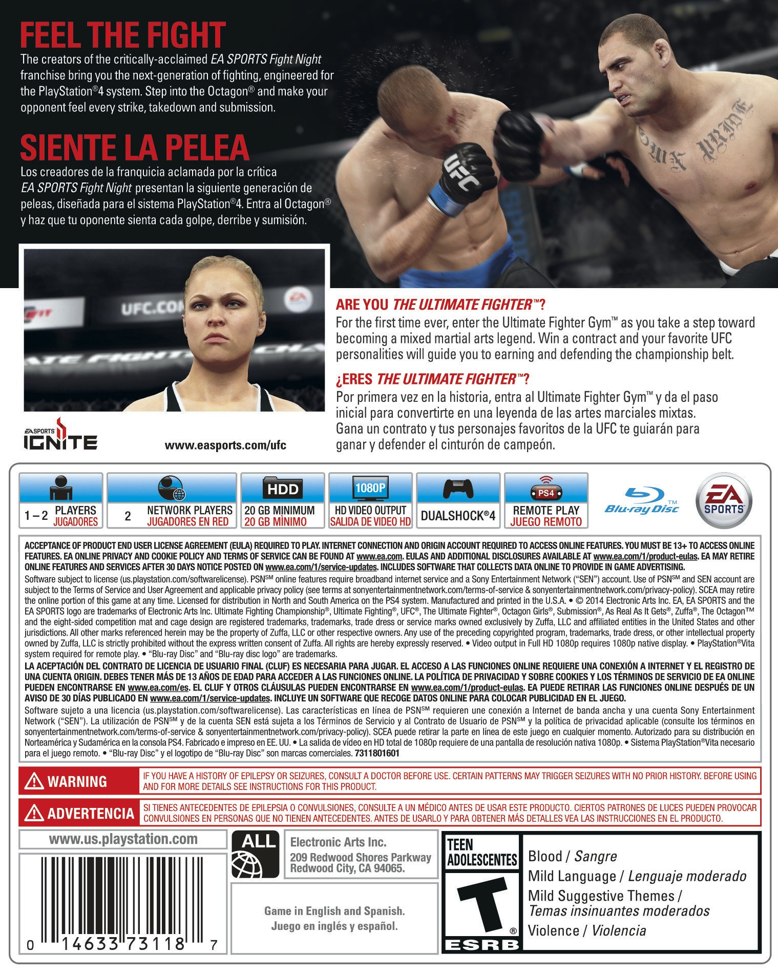 UFC 4 - PlayStation 4 Game | Official UFC Video Game for PS4 | Realistic MMA Fighting Experience | Perfect for UFC Fans & Gamers | Great for Parties & Game Nights