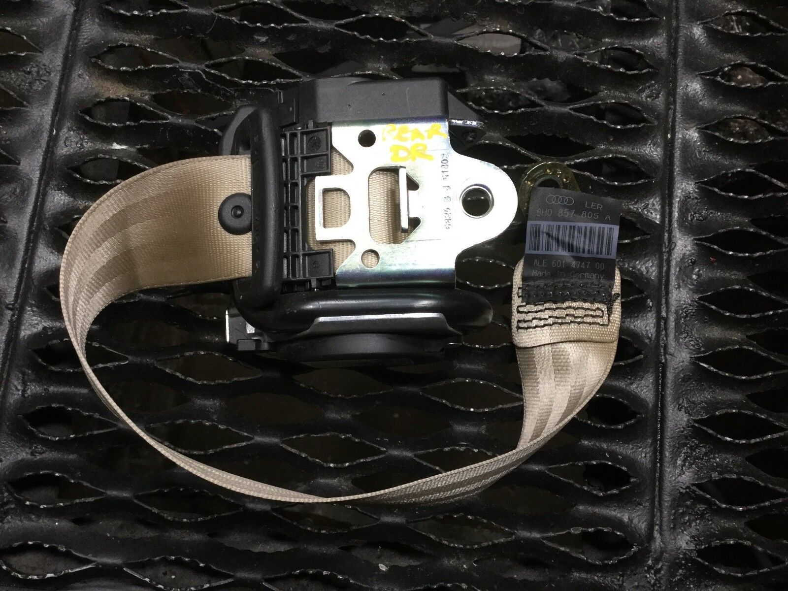 2003-2006 Audi A4 B6 Rear Left Seat Belt Retractor OEM Replacement Part - Perfect for Car Safety Repairs & Restoration Projects