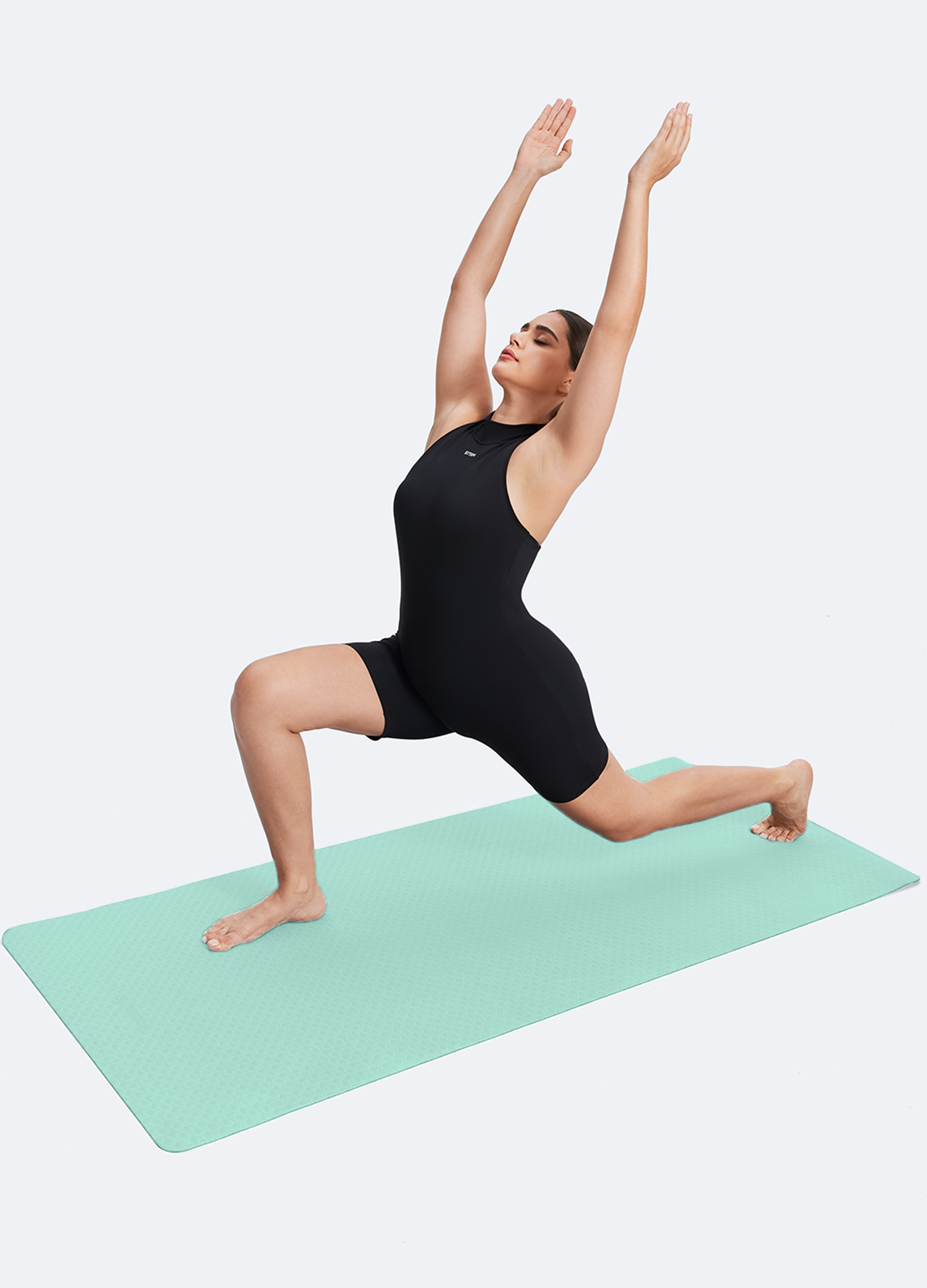 Premium Non-Slip Pilates Power Mat - Extra Thick Yoga Exercise Mat for Home & Studio Workouts - Ideal for Pilates, Yoga, Stretching and Fitness Training