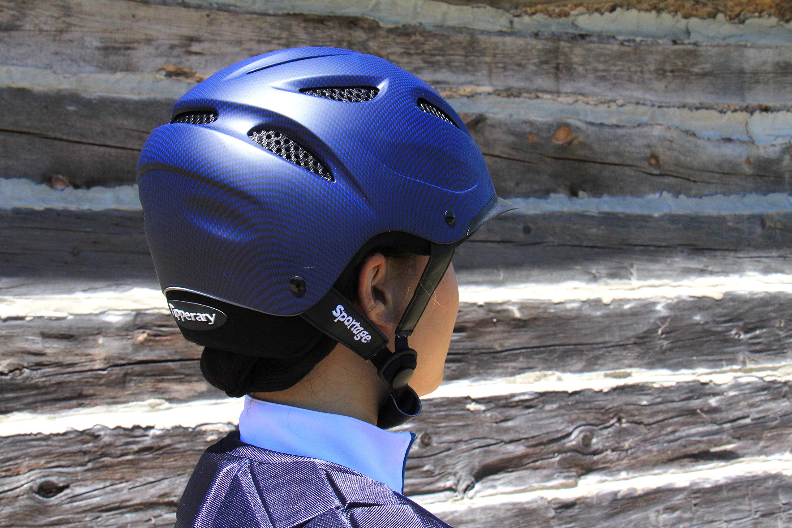 Tipperary Equestrian Horse Riding Helmet - Lightweight Cooling Safety Helmet with Superior Ventilation for Show Jumping, Dressage & Trail Riding - Perfect for Equestrian Sports & Outdoor Horseback Riding Activities