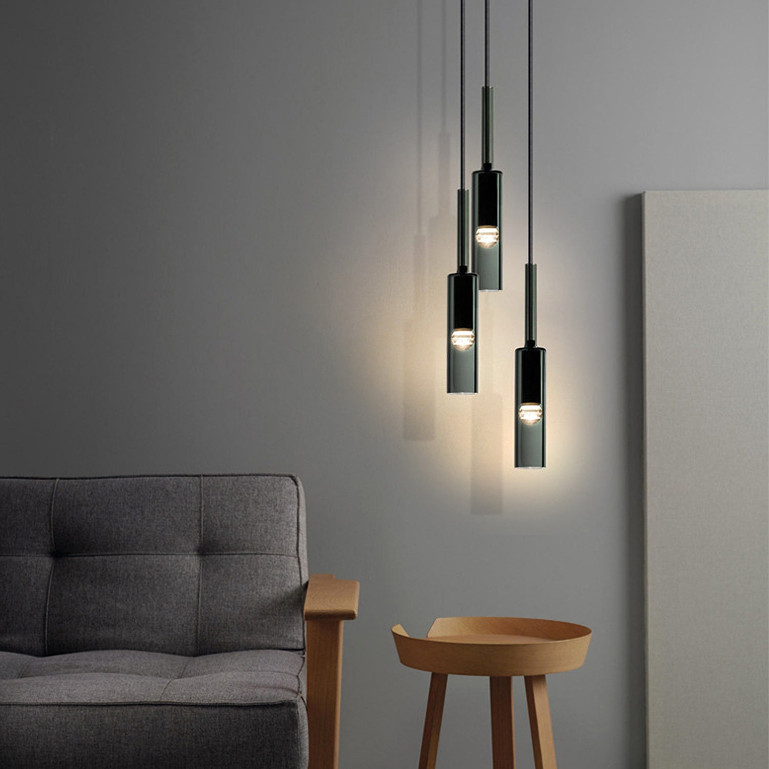 Charlot Pendant Light - Modern Hanging Chandelier for Dining Room, Kitchen Island & Bedroom Lighting - Elegant Glass Ceiling Lamp Fixture