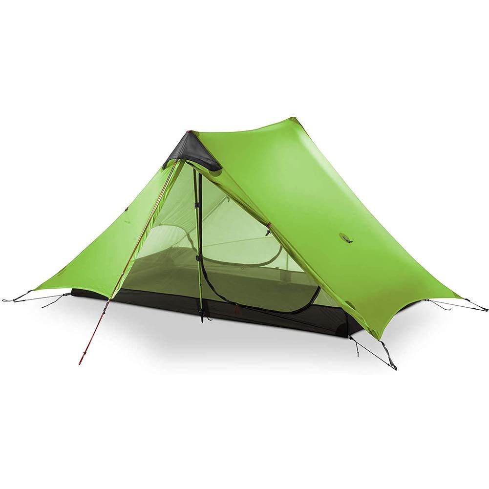 2 Person Camping Tent - Lightweight Waterproof Backpacking Tent for 3-4 Seasons, Easy Setup Double Layer Outdoor Shelter with Sun Protection - Perfect for Hiking, Backpacking & Family Camping Trips