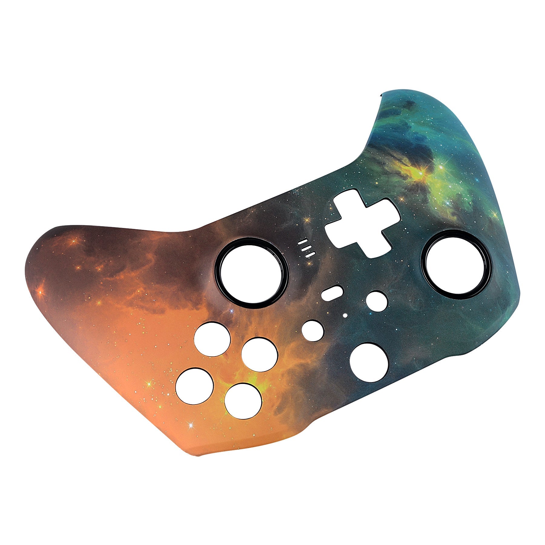 eXtremeRate Gold Replacement Front Housing Shell Case with Accent Rings for Xbox One Elite Series 2 & Elite 2 Core Controller (Model 1797) - Premium Customization for Enhanced Gaming Experience