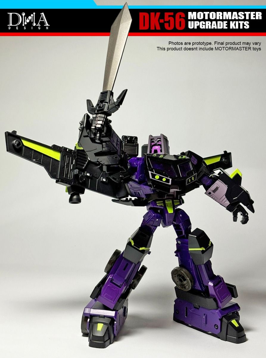 DNA Design DK 56 Upgrade Kit for Transformers Animated Universe Motormaster - Perfect for Collectors & Custom Figure Display