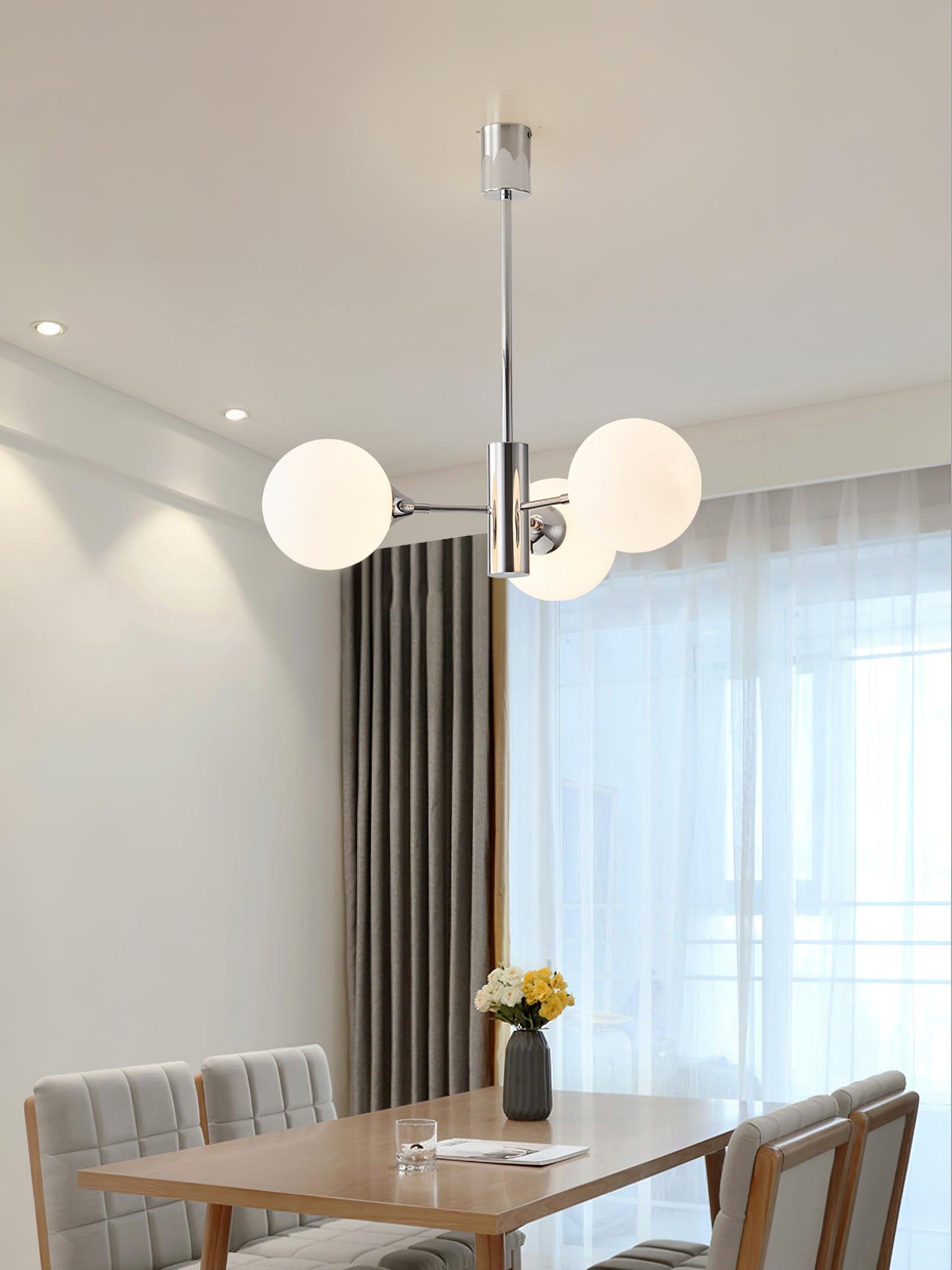 Lola Chandelier - Elegant Crystal Ceiling Light Fixture for Dining Room, Bedroom & Living Room | Perfect for Home Decor & Interior Design