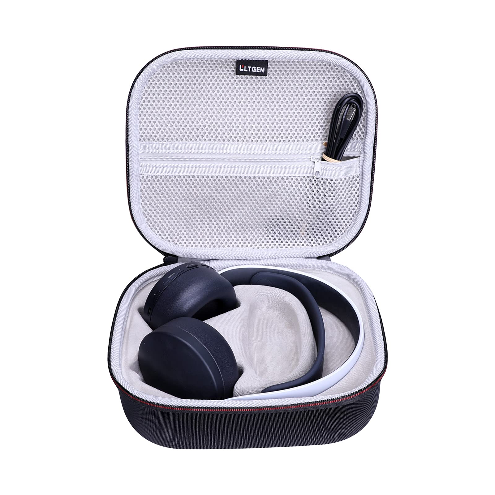 LTGEM EVA Hard Protective Case for Xbox Wireless Headset & Sony PlayStation Pulse 3D Headset - Durable Travel Storage Box for Gaming Headsets - Perfect for Travel, Home Storage, and Gaming Accessories Protection