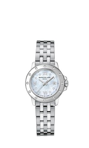 Raymond Weil Tango Quartz Women's Watch 5399-ST-00995 - Elegant Silver-Tone Stainless Steel Bracelet, White Dial - Perfect for Business, Office & Formal Occasions