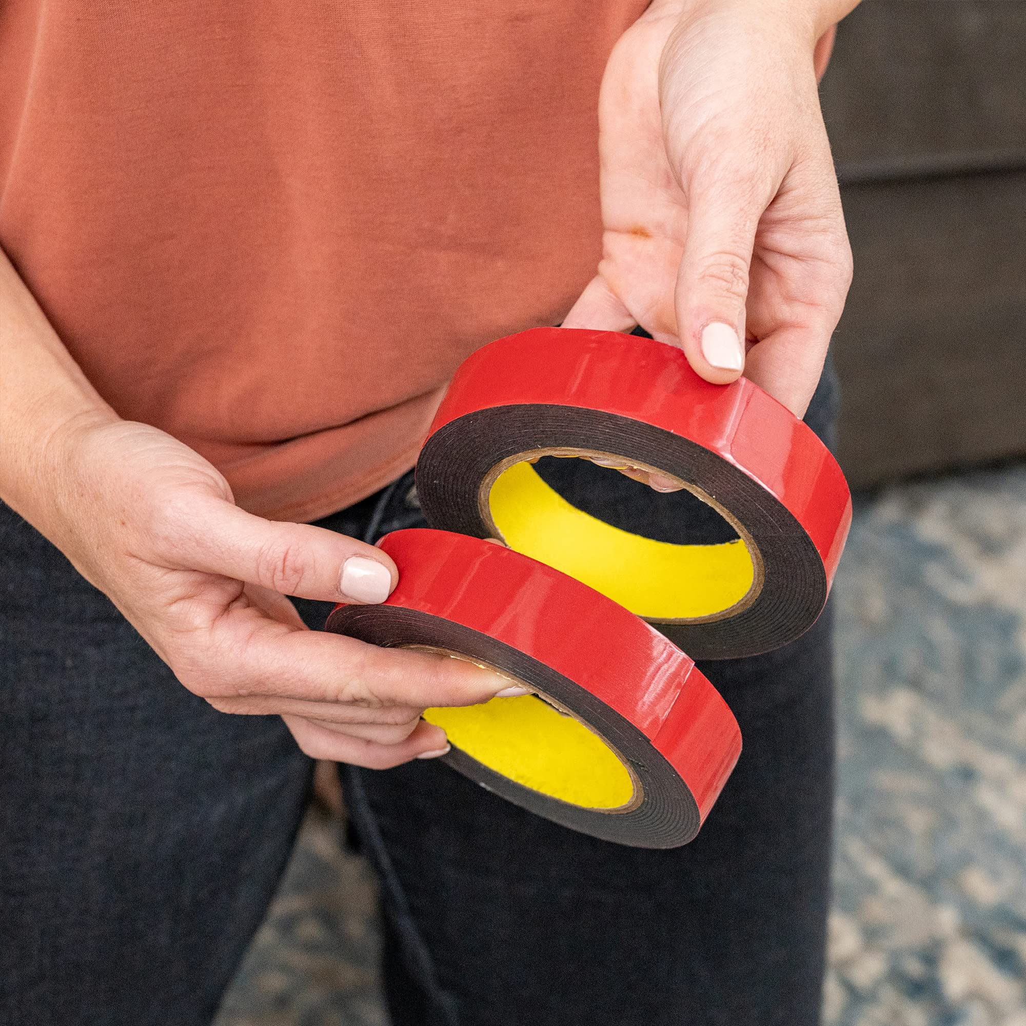 3M VHB 5952 Heavy Duty Double Sided Tape - 0.5 Inch x 15ft Waterproof Mounting Foam Tape for Cars, LED Strip Lights, Home Décor & Office Use - Strong Adhesive for Indoor & Outdoor Applications