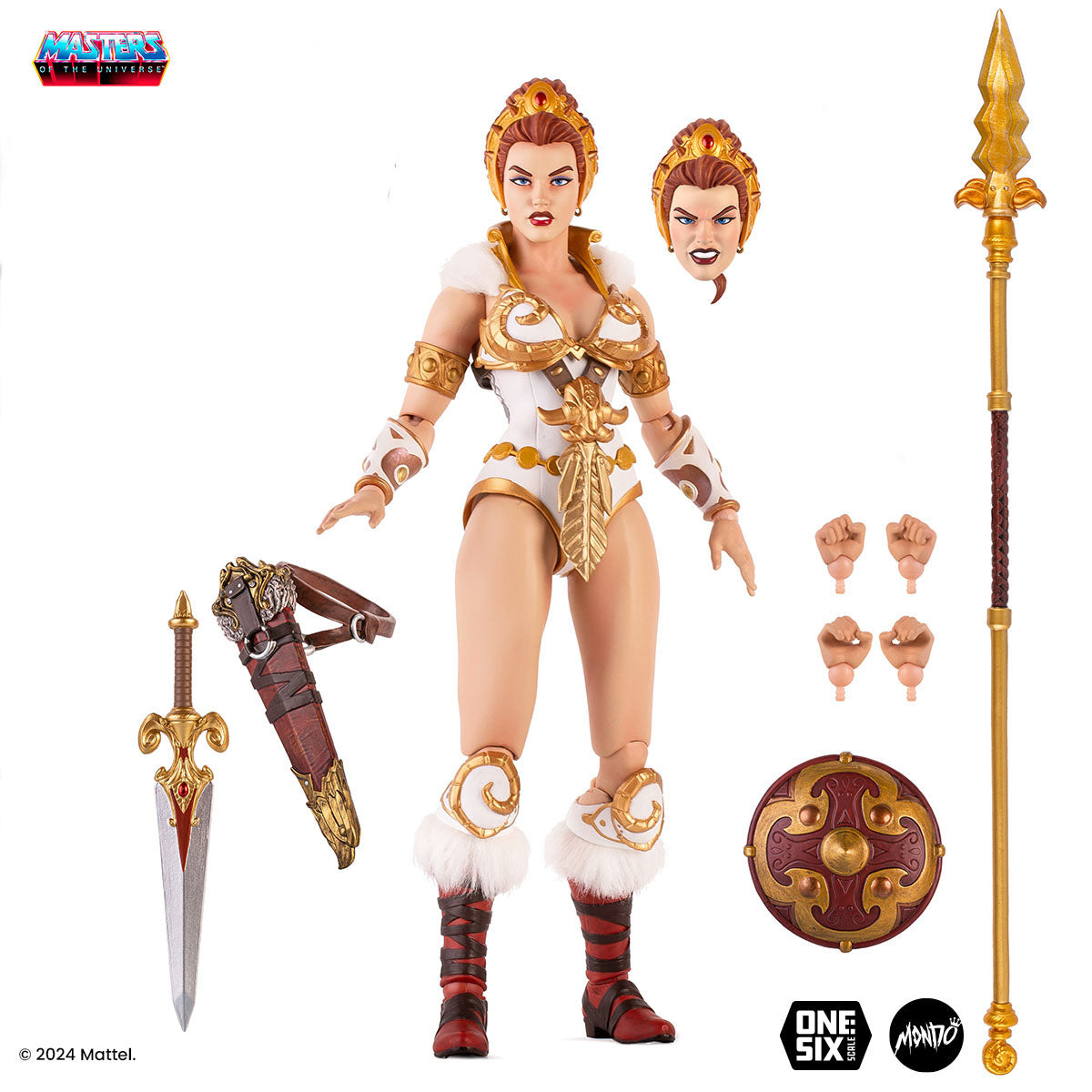 Masters of the Universe Teela 1/6 Scale Action Figure - Collectible He-Man Series Statue for Display & Gift Giving - Perfect for Fans, Collectors & Home Decor